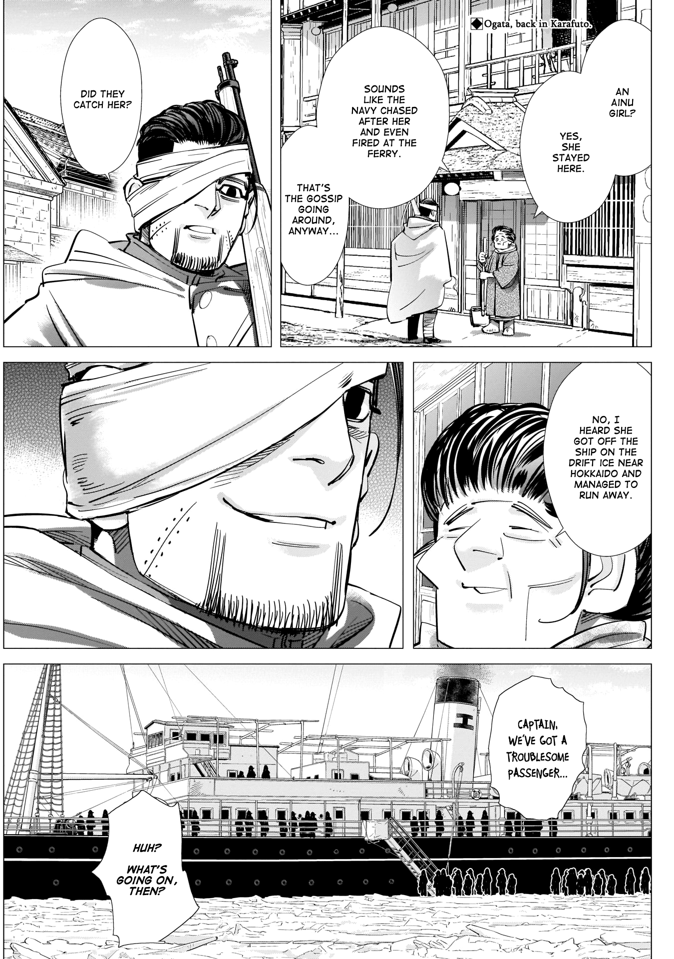 Golden Kamui Chapter 217 page 1 - Chapter 217: In Hokkaido
