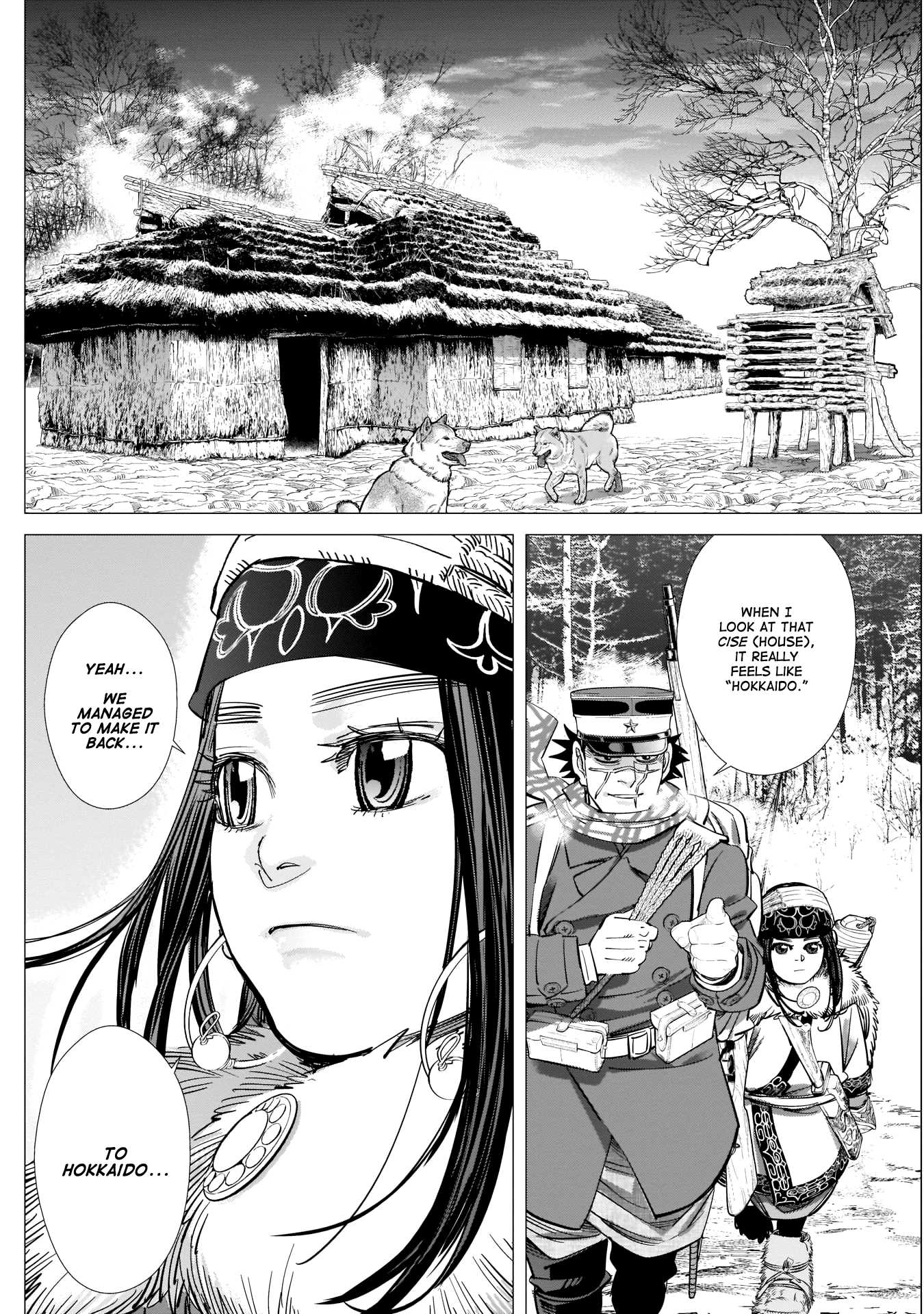 Golden Kamui Chapter 217 page 9 - Chapter 217: In Hokkaido