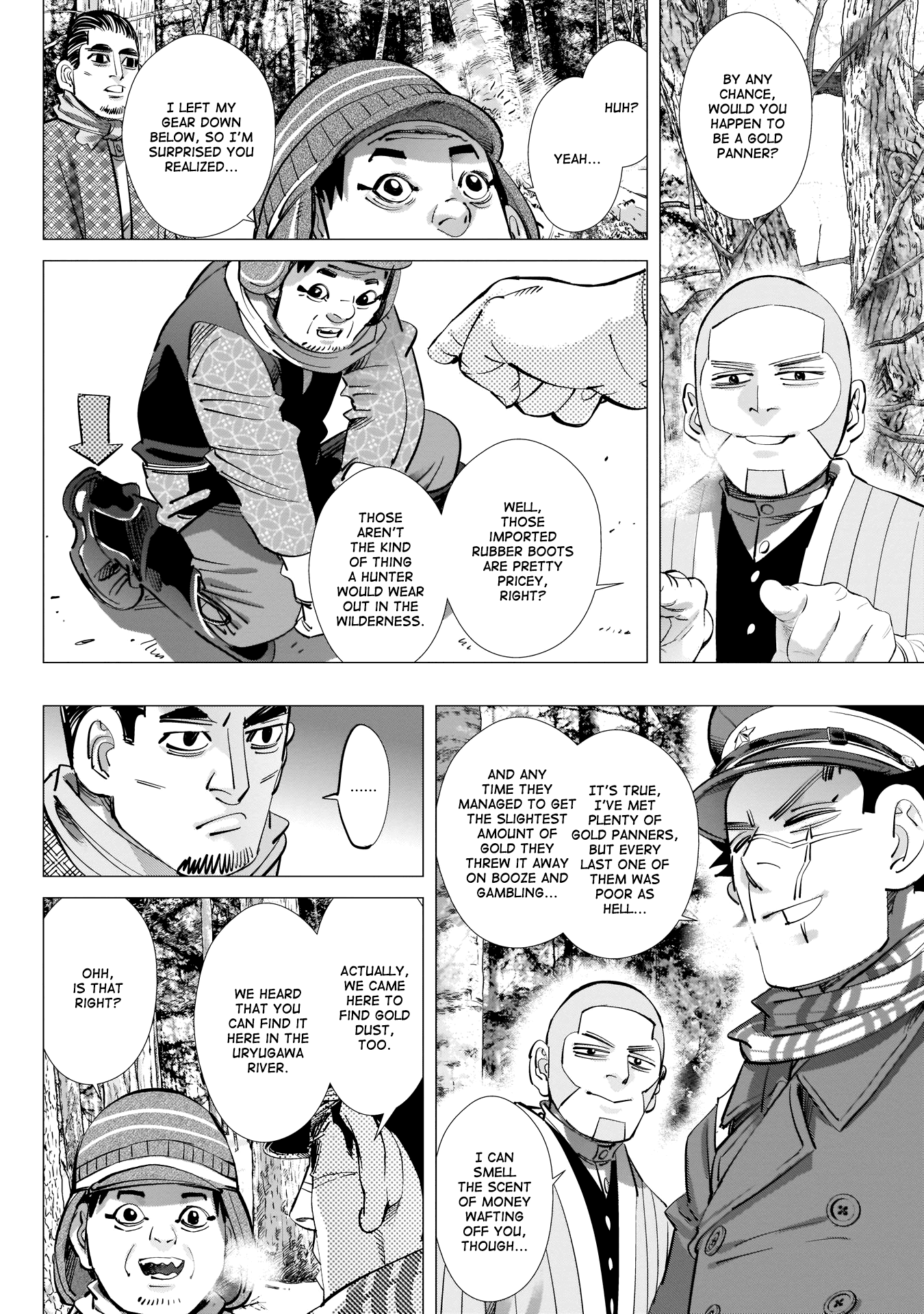 Golden Kamui Chapter 218 page 2 - Chapter 218: The Gold Dust Panners