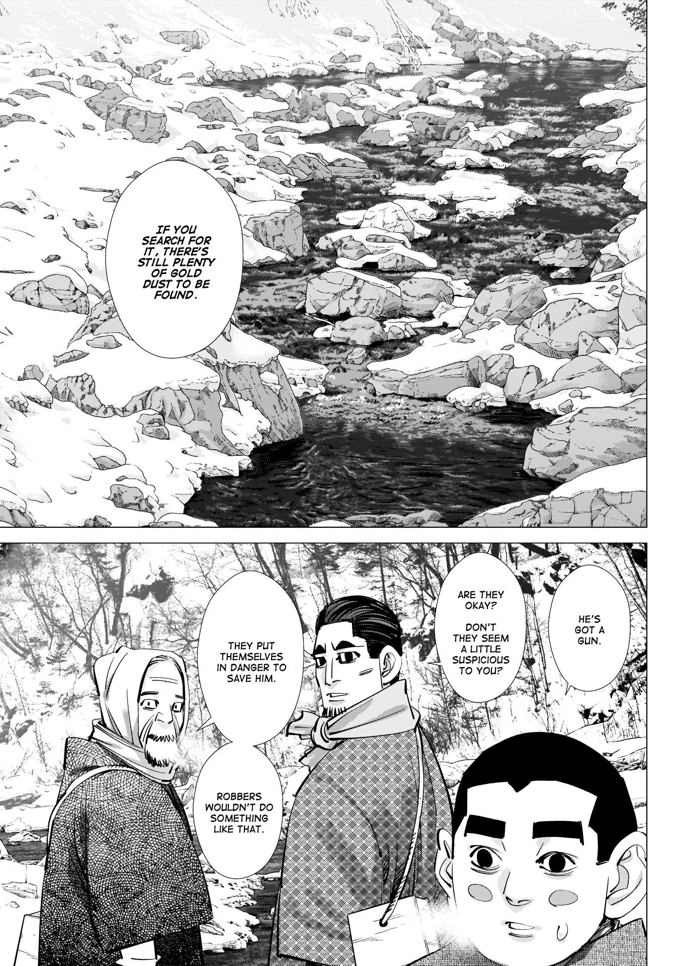 Golden Kamui Chapter 218 page 3 - Chapter 218: The Gold Dust Panners