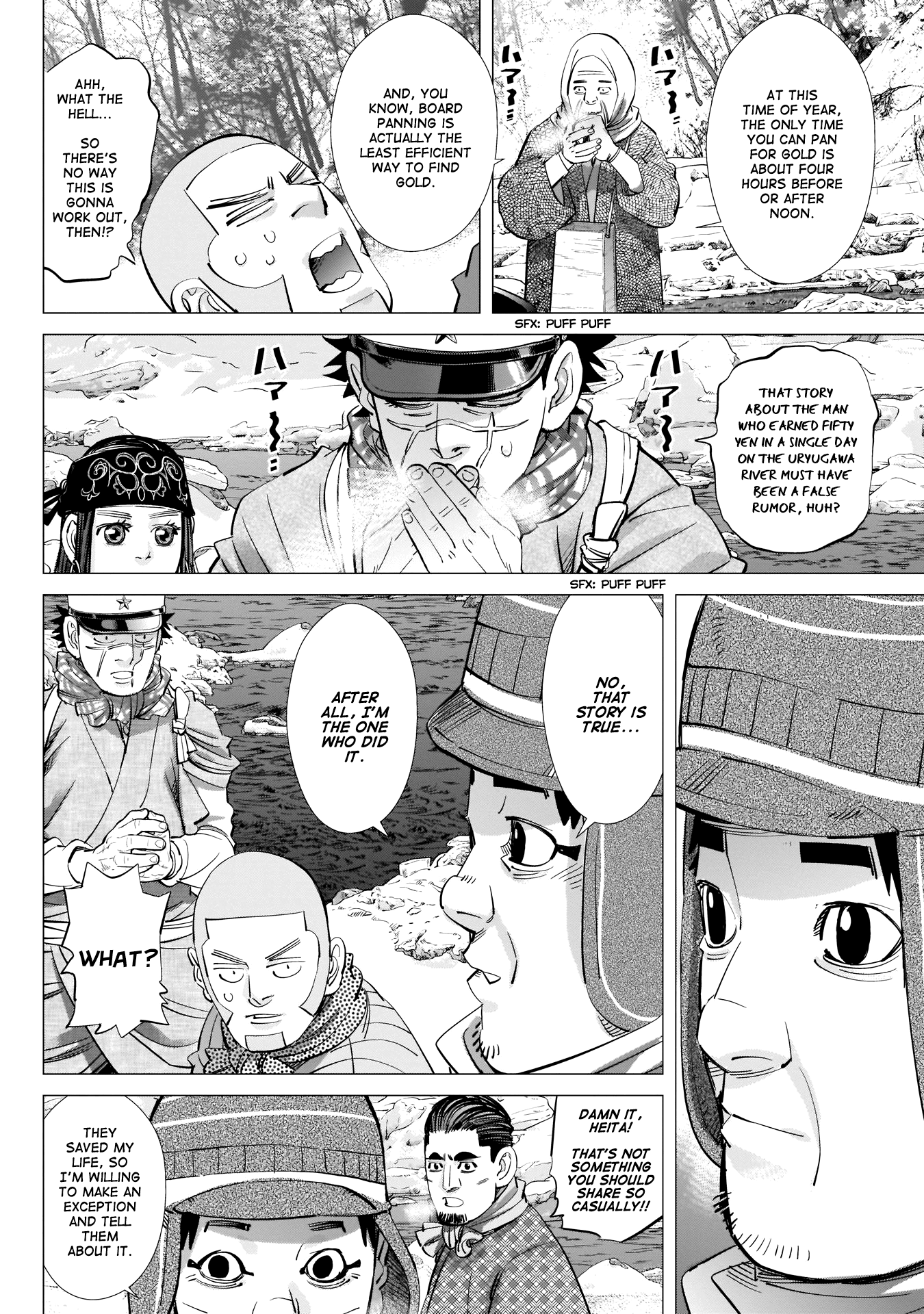 Golden Kamui Chapter 218 page 8 - Chapter 218: The Gold Dust Panners