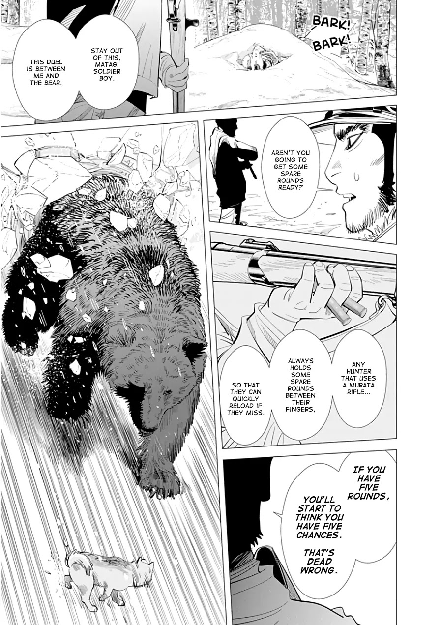 Golden Kamui Chapter 22 page 15 - Chapter 22: Legendary Bear-Killer