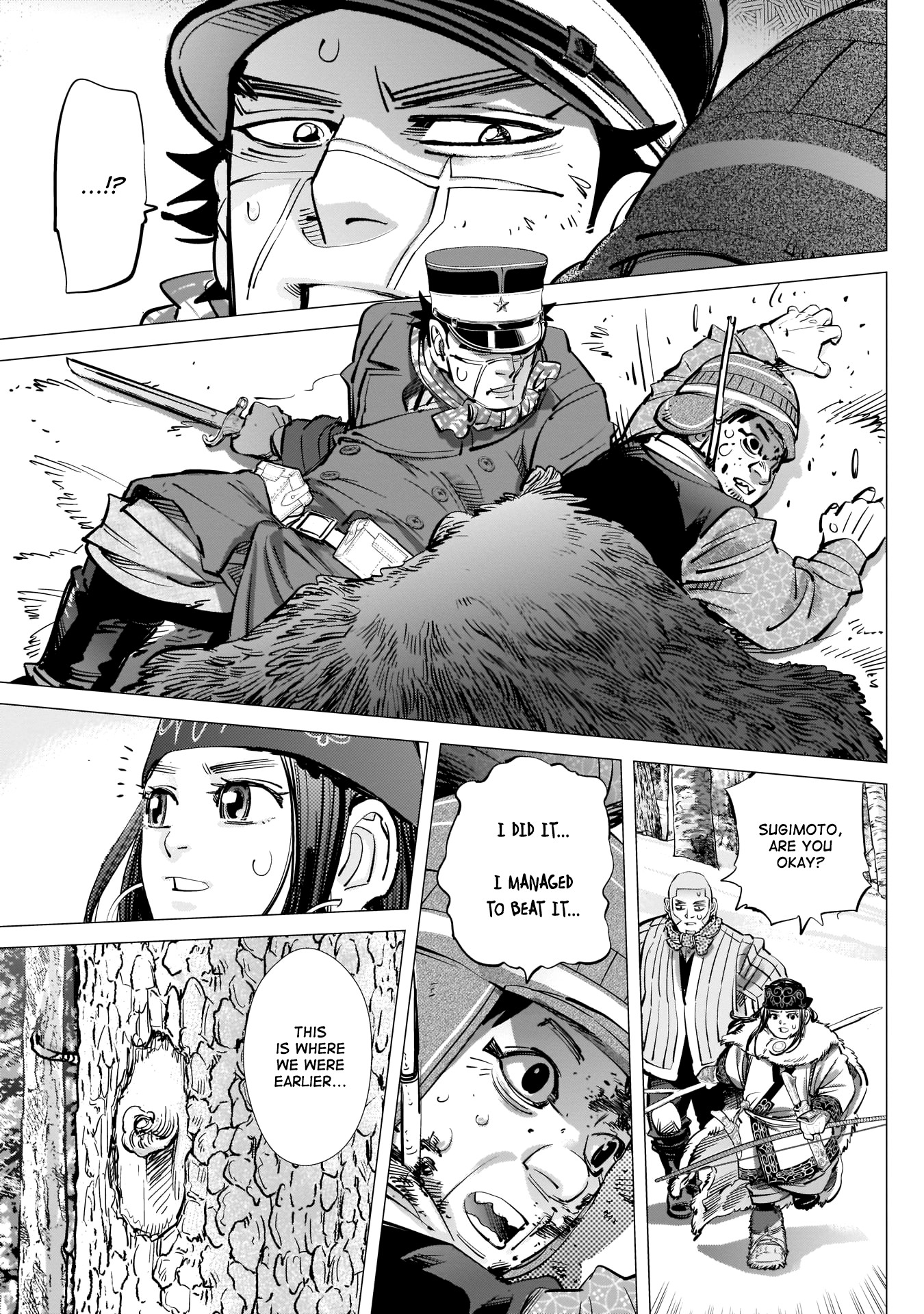 Golden Kamui Chapter 221 page 13 - Chapter 221: Bear Man