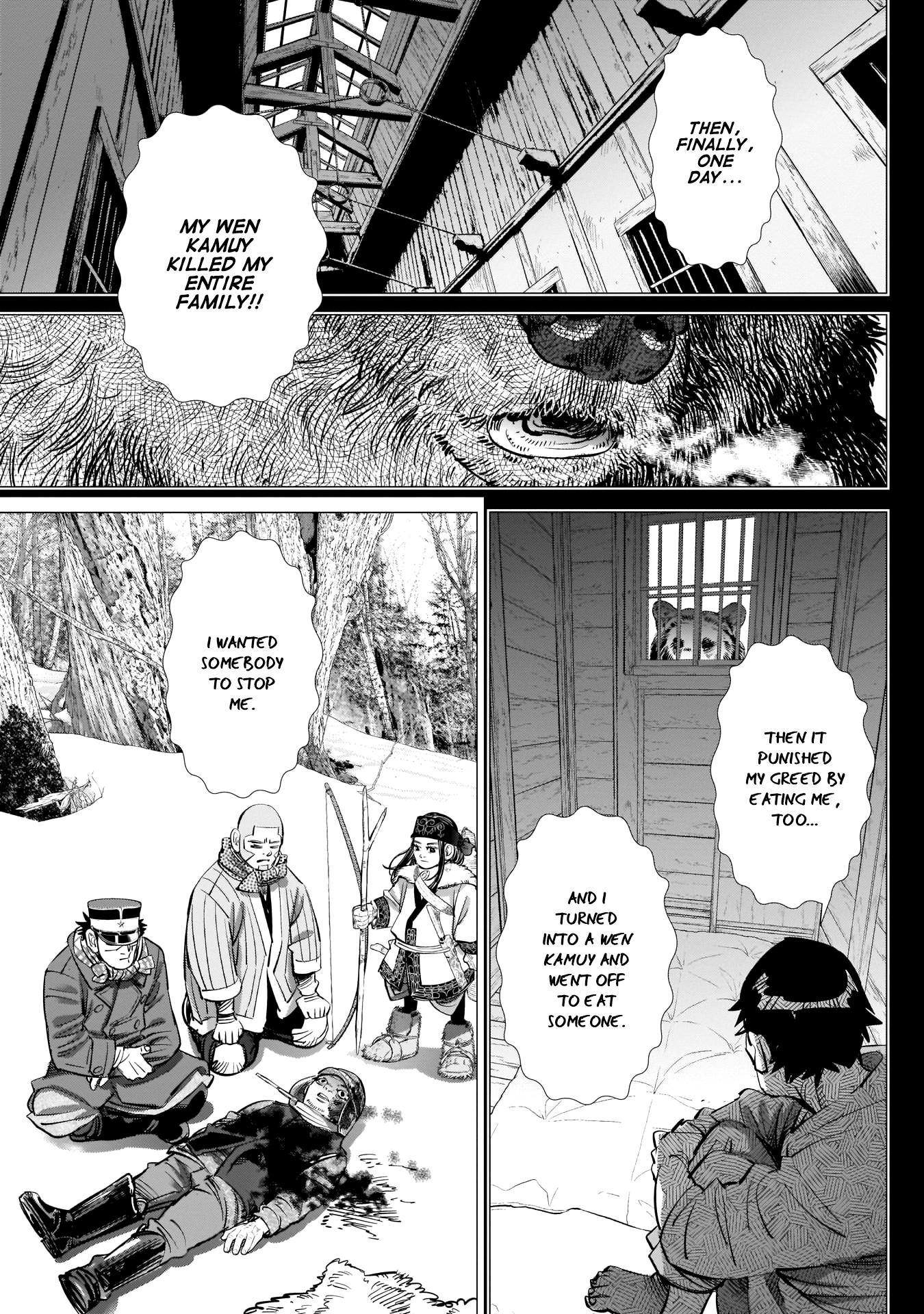 Golden Kamui Chapter 221 page 15 - Chapter 221: Bear Man