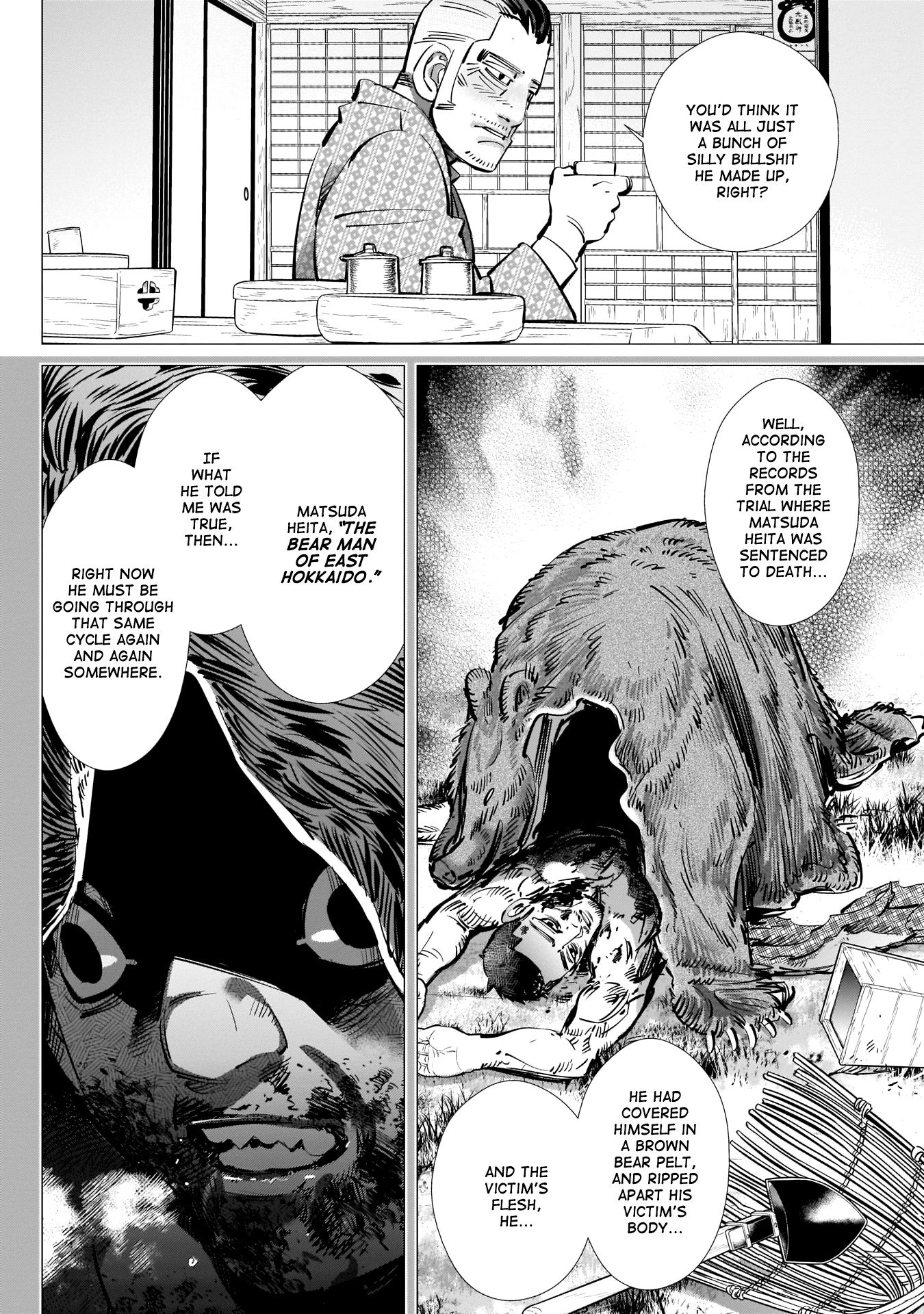 Golden Kamui Chapter 221 page 6 - Chapter 221: Bear Man