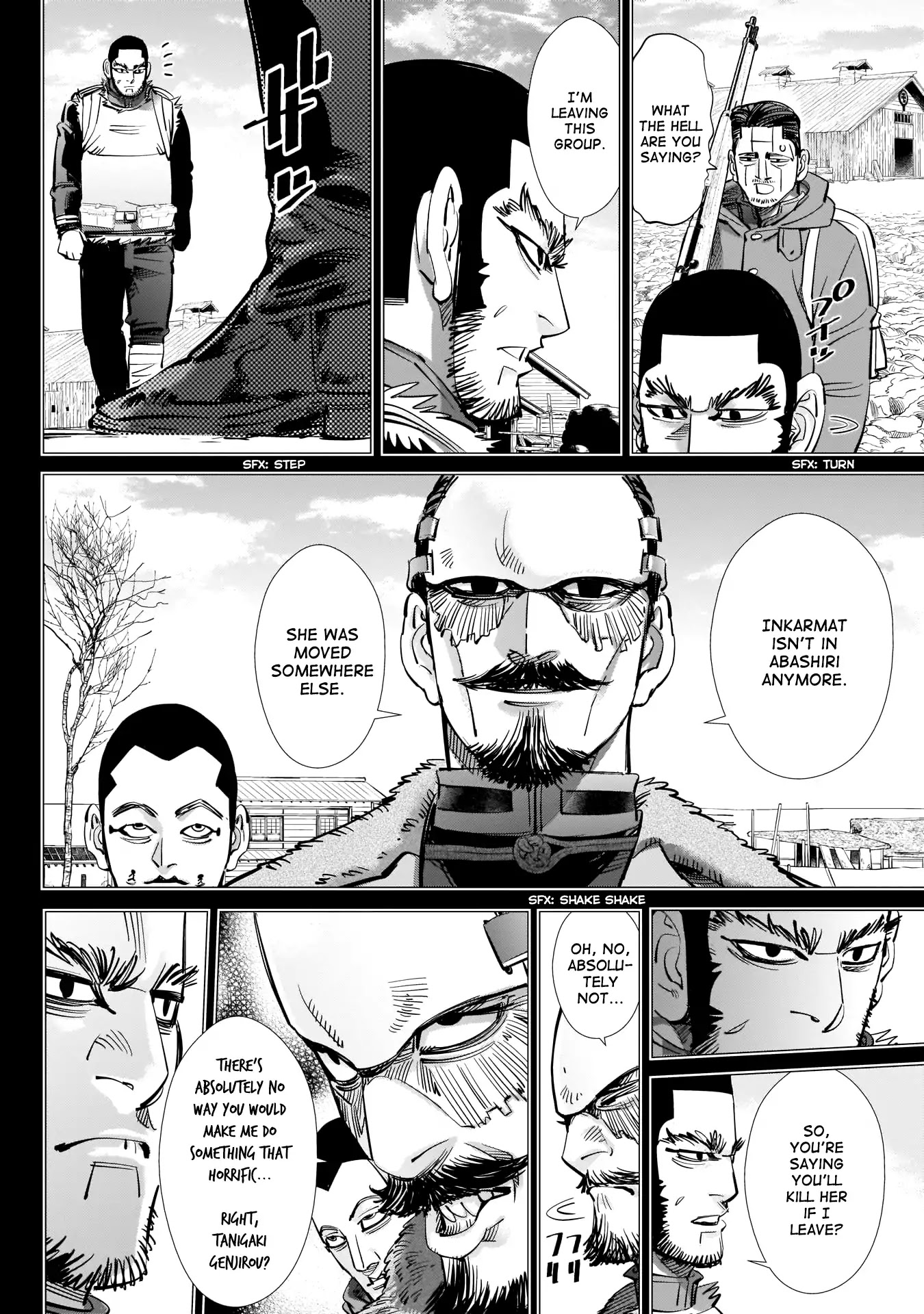 Golden Kamui Chapter 222 page 4 - Chapter 222: Tattooed Skins