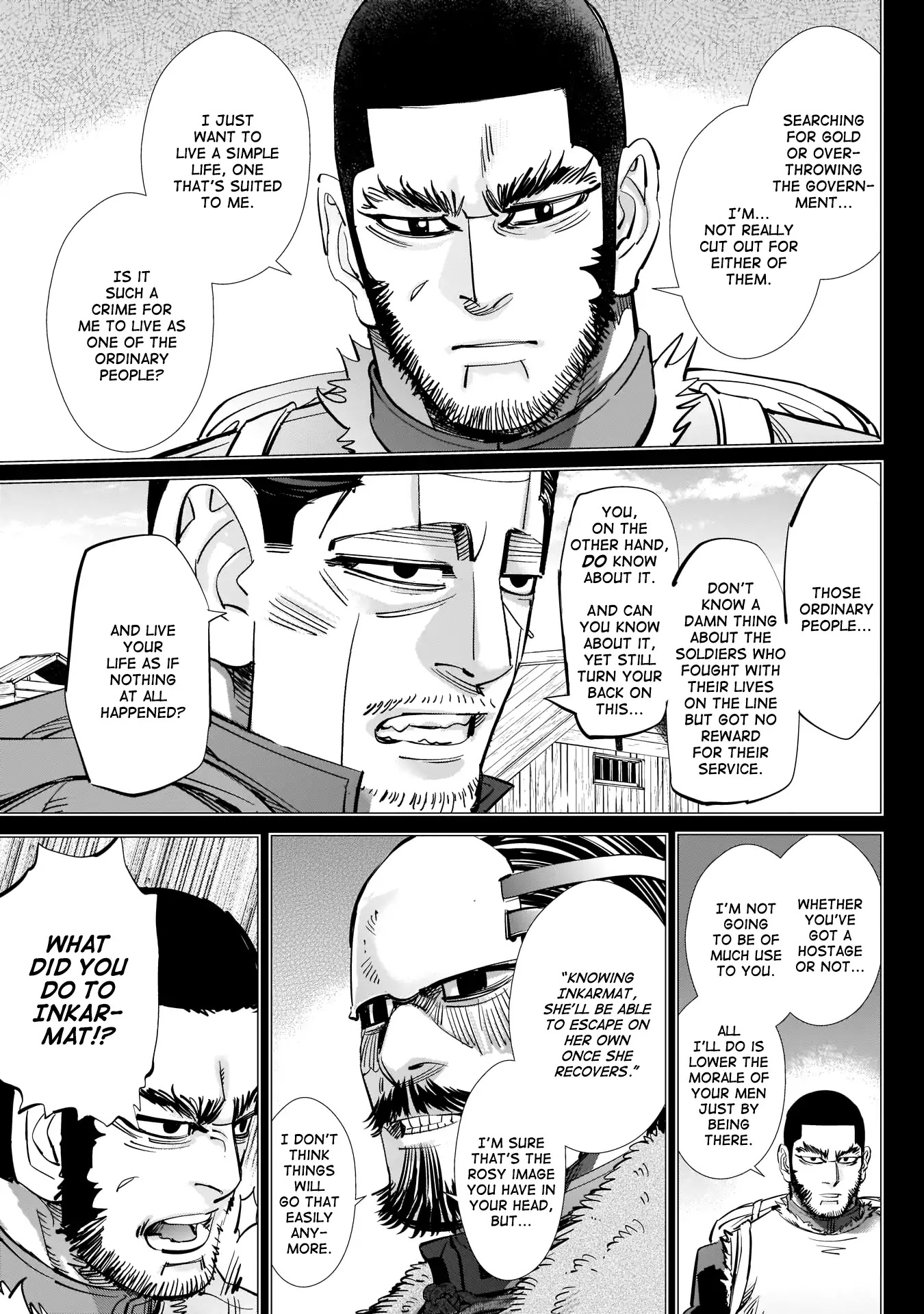 Golden Kamui Chapter 222 page 5 - Chapter 222: Tattooed Skins