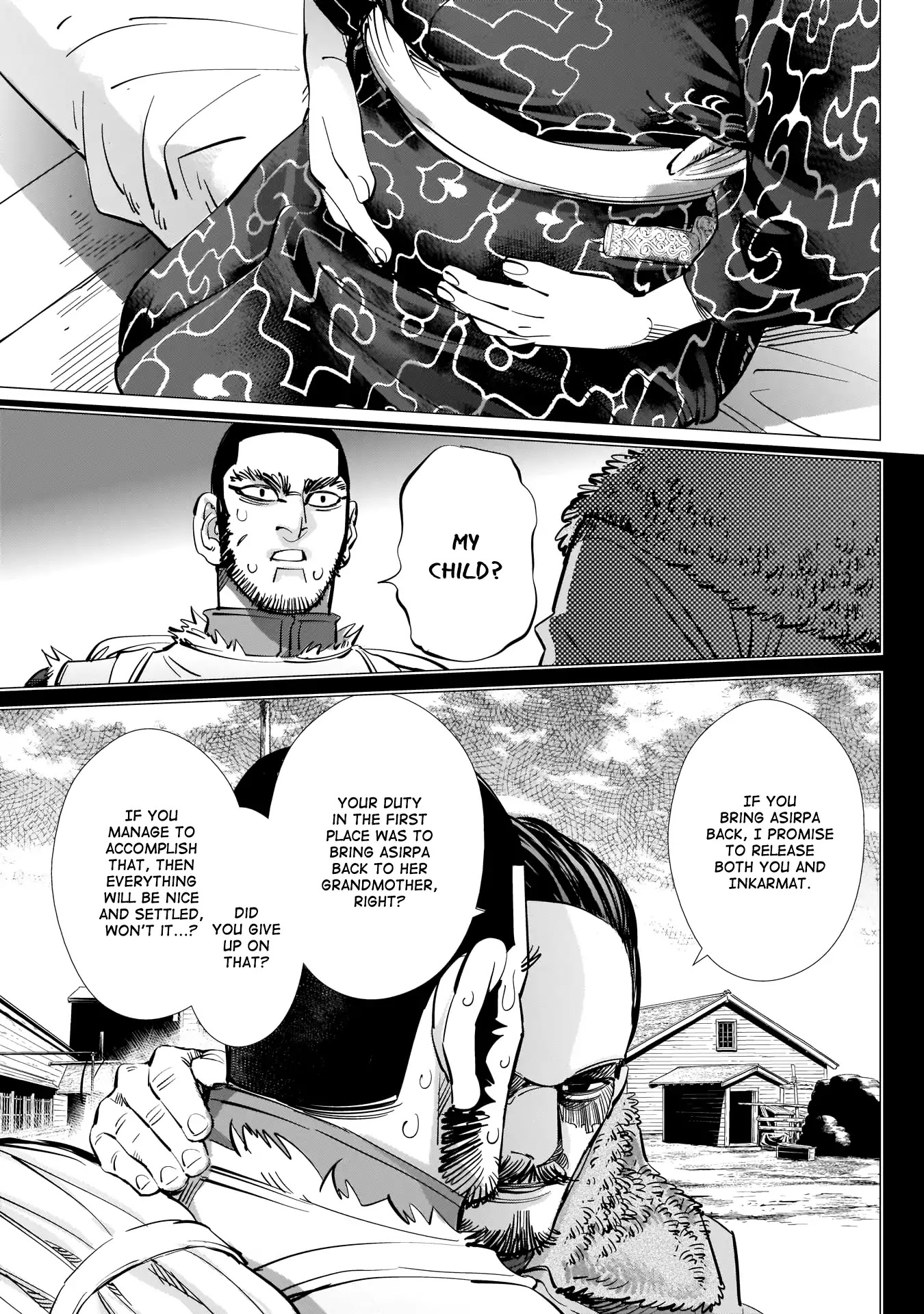 Golden Kamui Chapter 222 page 7 - Chapter 222: Tattooed Skins