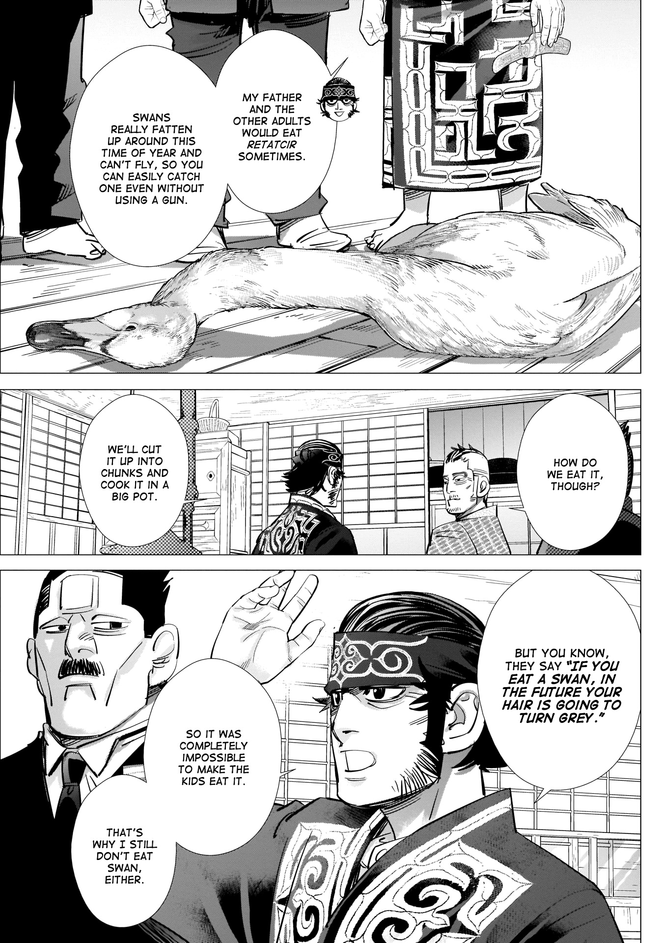 Golden Kamui Chapter 223 page 13 - Chapter 223: Nikaidou Cheers Up