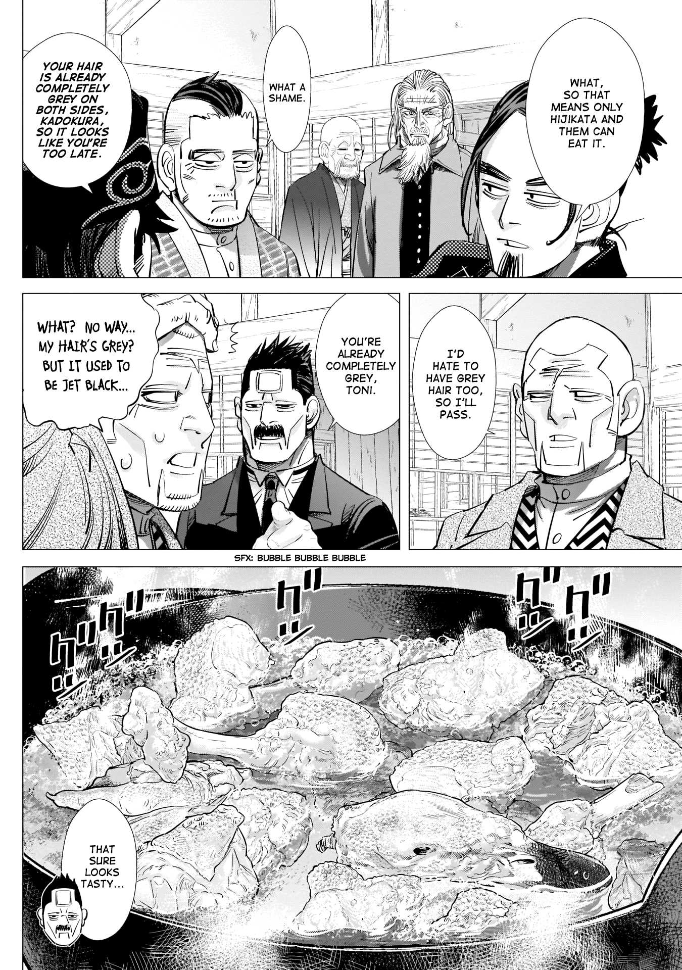 Golden Kamui Chapter 223 page 14 - Chapter 223: Nikaidou Cheers Up