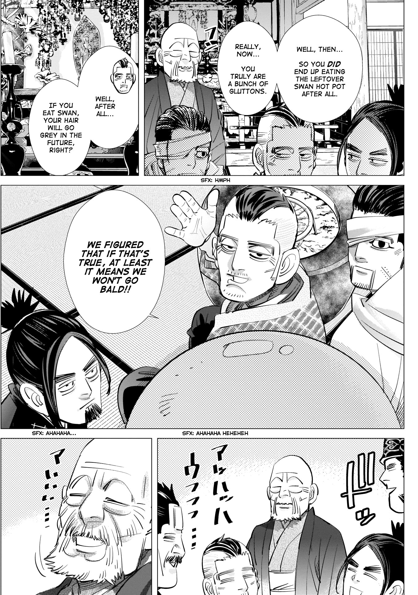 Golden Kamui Chapter 223 page 17 - Chapter 223: Nikaidou Cheers Up