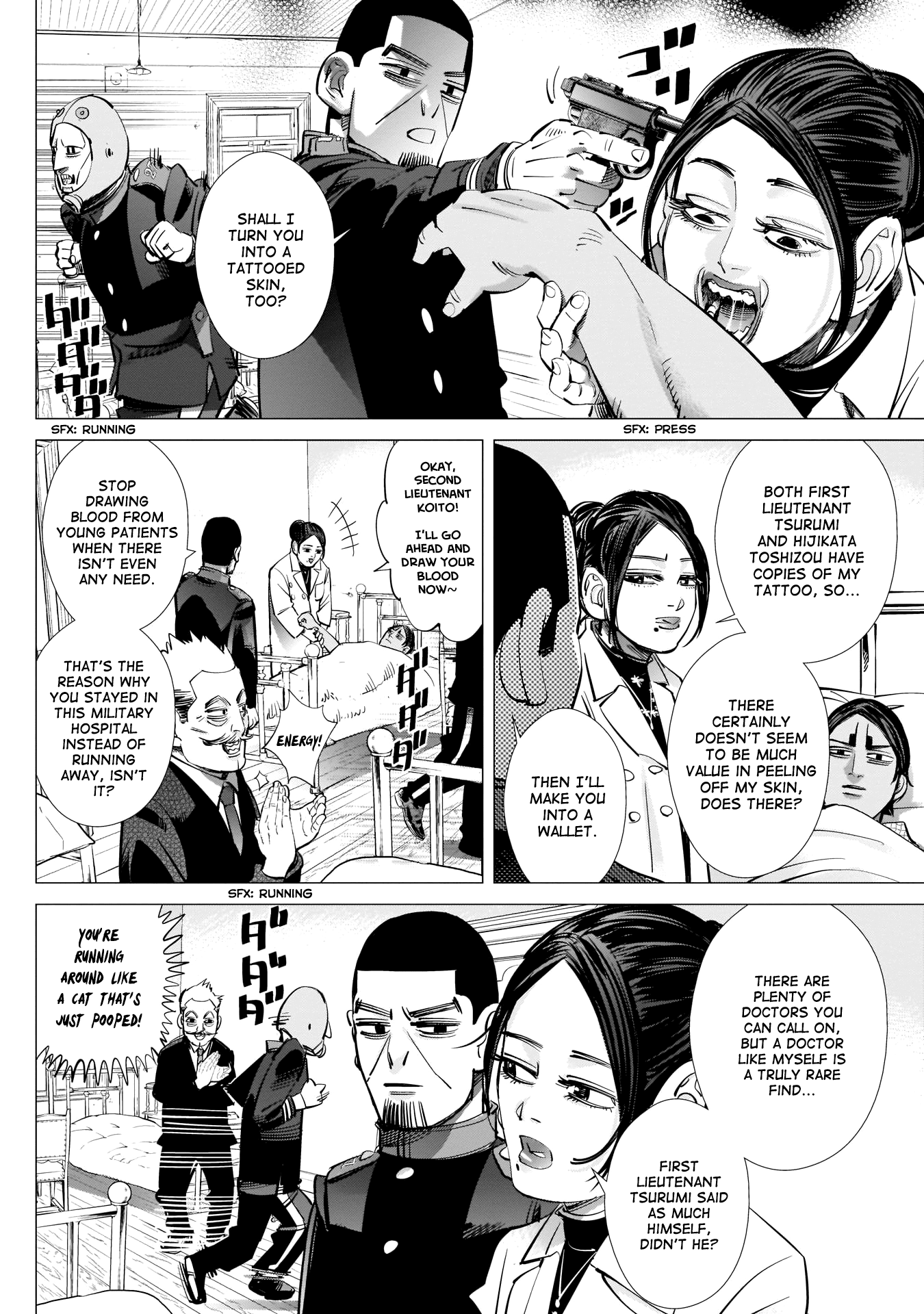 Golden Kamui Chapter 223 page 4 - Chapter 223: Nikaidou Cheers Up
