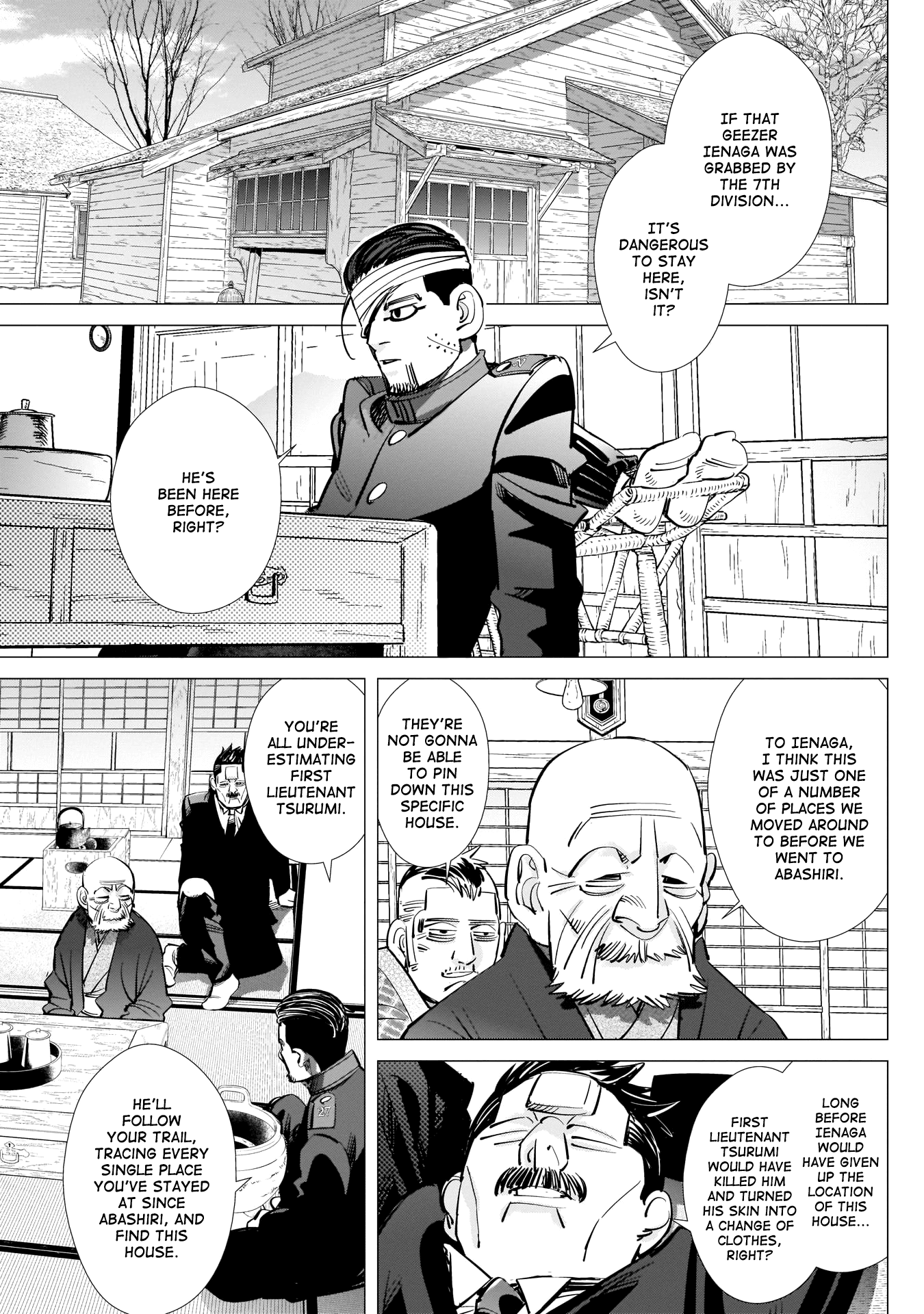 Golden Kamui Chapter 223 page 5 - Chapter 223: Nikaidou Cheers Up