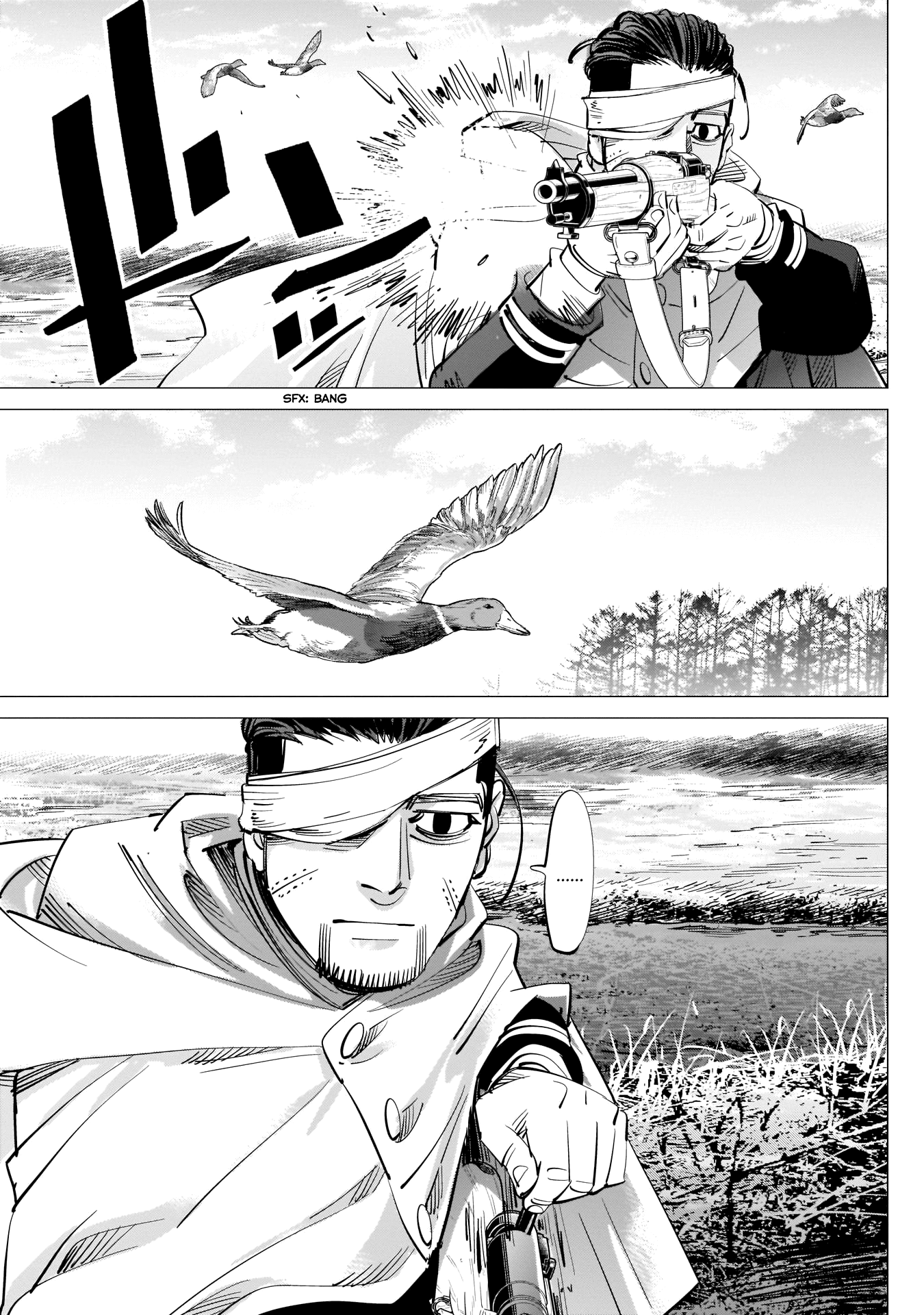 Golden Kamui Chapter 223 page 7 - Chapter 223: Nikaidou Cheers Up