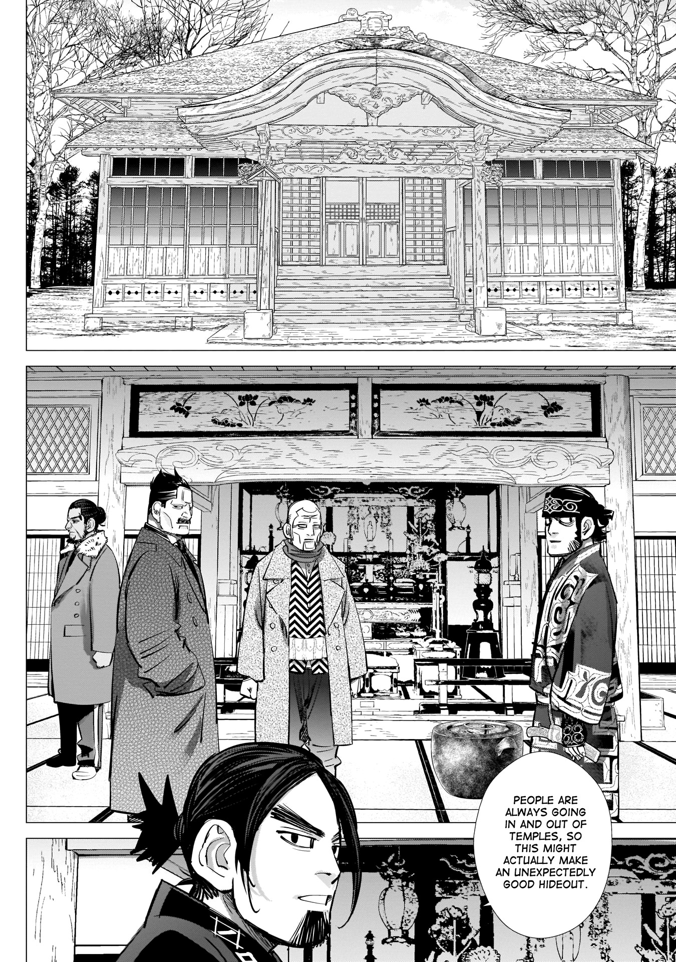 Golden Kamui Chapter 223 page 8 - Chapter 223: Nikaidou Cheers Up