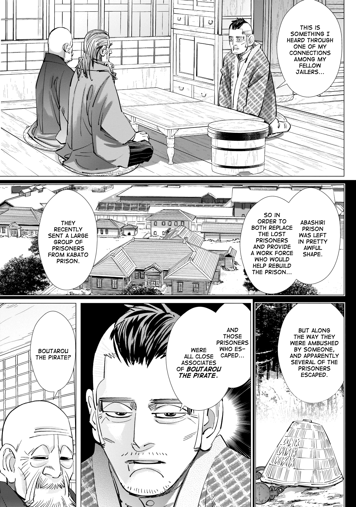 Golden Kamui Chapter 223 page 9 - Chapter 223: Nikaidou Cheers Up