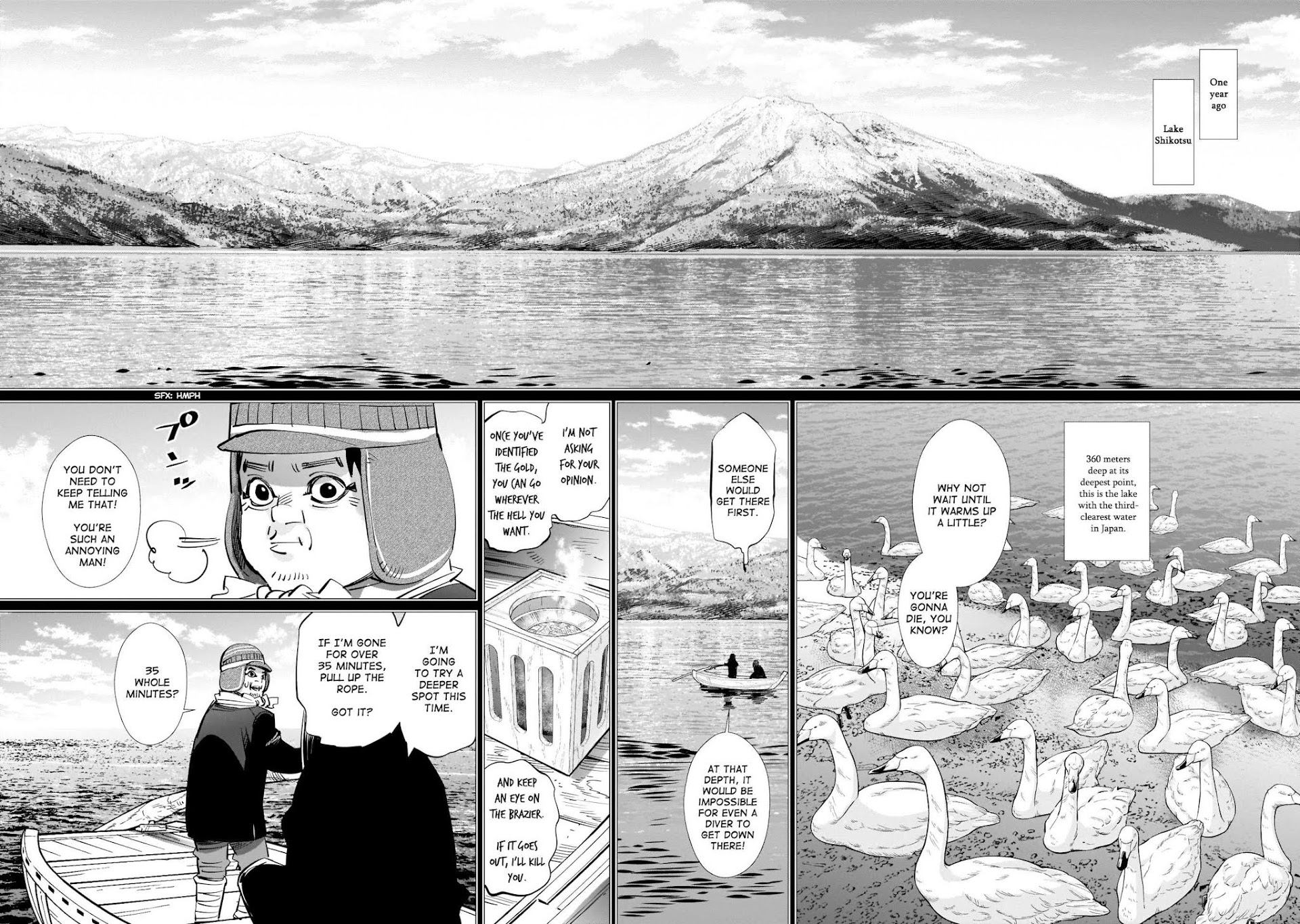 Golden Kamui Chapter 224 page 11 - Chapter 224: On the Shores of Lake Shikotsu