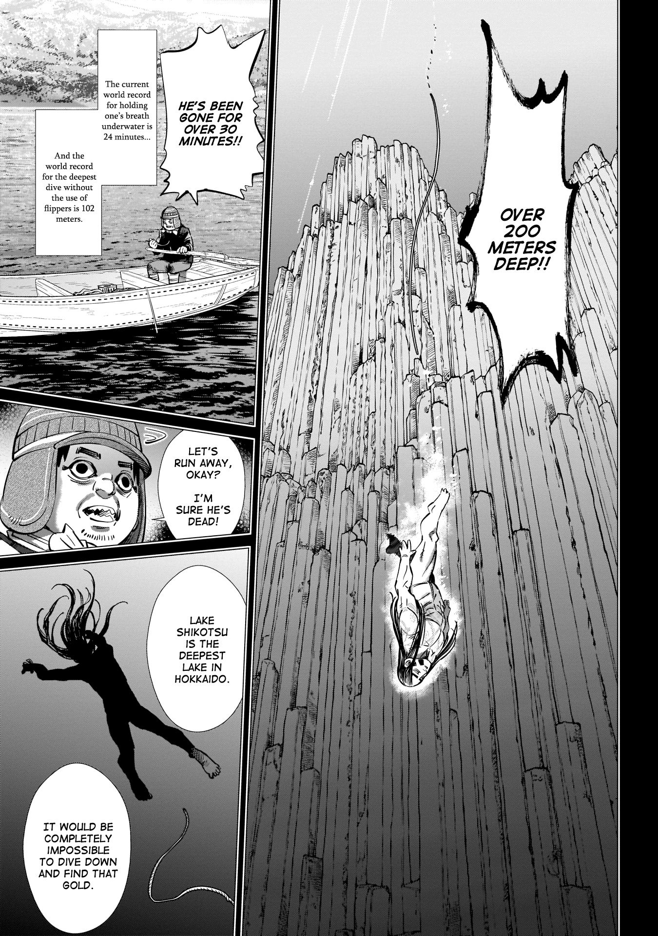 Golden Kamui Chapter 224 page 15 - Chapter 224: On the Shores of Lake Shikotsu