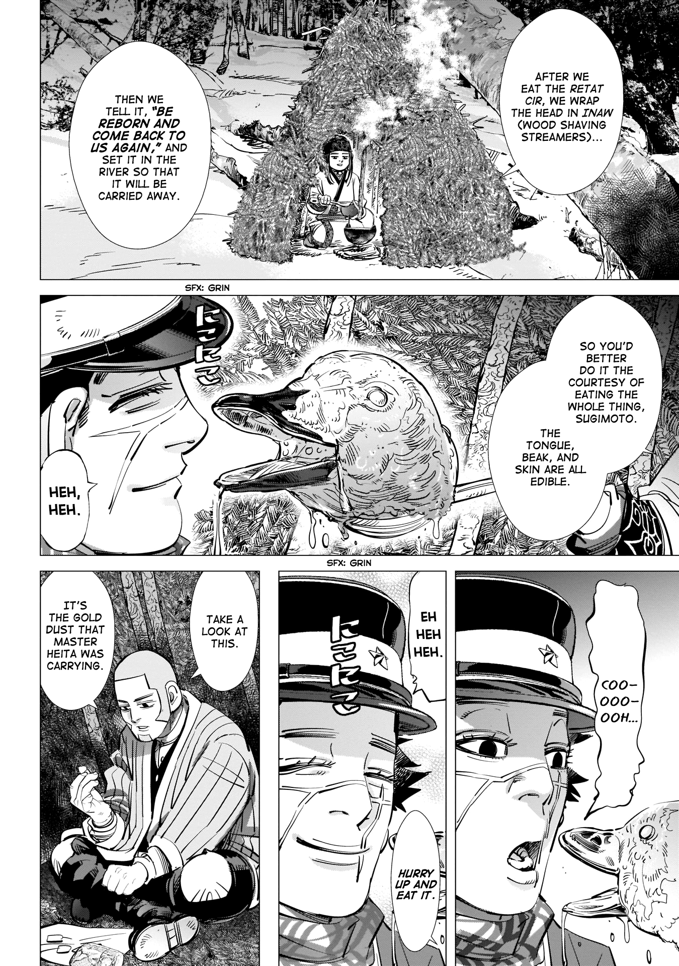 Golden Kamui Chapter 224 page 5 - Chapter 224: On the Shores of Lake Shikotsu