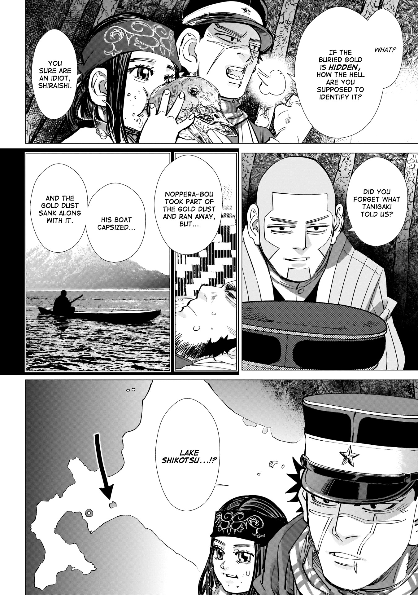 Golden Kamui Chapter 224 page 9 - Chapter 224: On the Shores of Lake Shikotsu