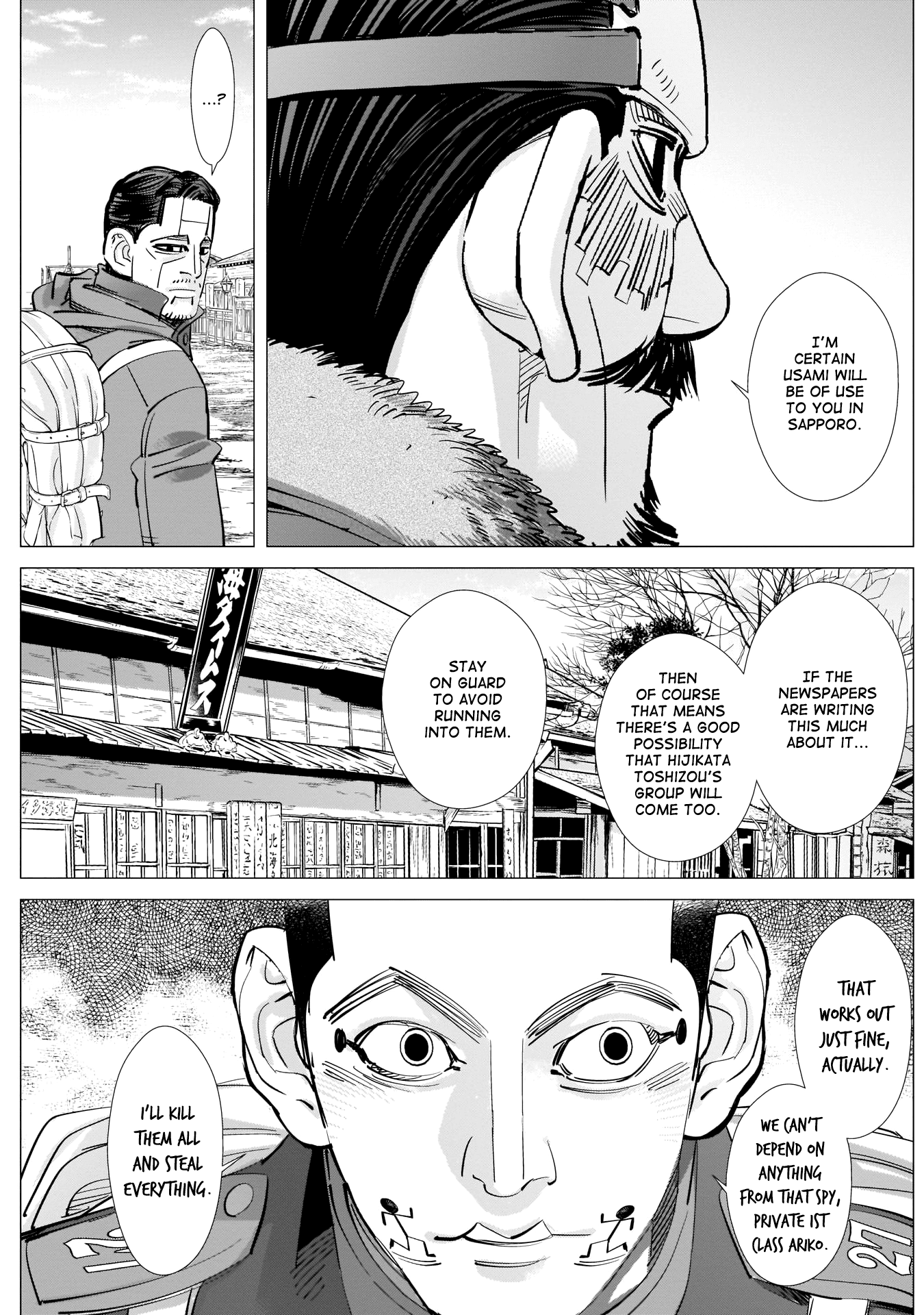 Golden Kamui Chapter 225 page 12 - Chapter 225: Slums