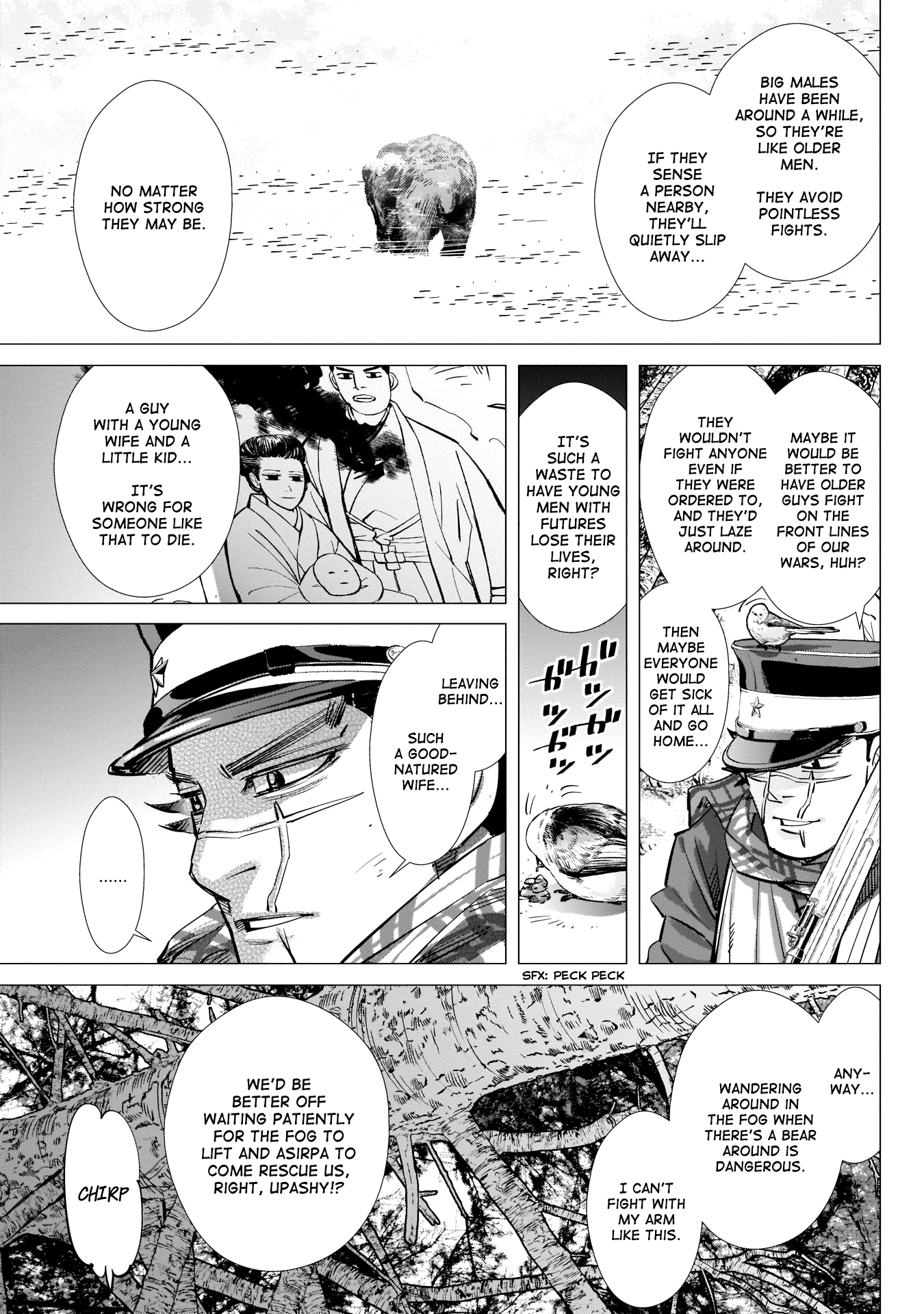 Golden Kamui Chapter 228 page 13 - Chapter 228: Shima-enaga