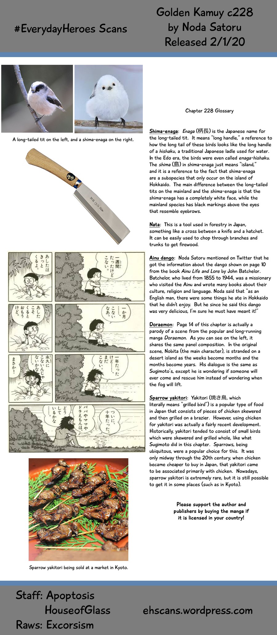 Golden Kamui Chapter 228 page 19 - Chapter 228: Shima-enaga