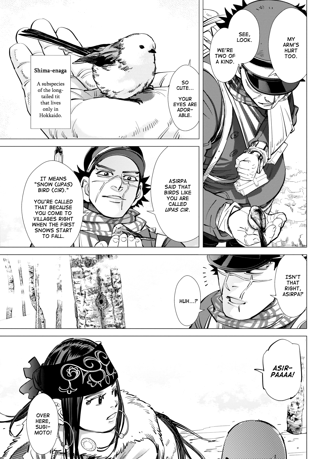 Golden Kamui Chapter 228 page 3 - Chapter 228: Shima-enaga