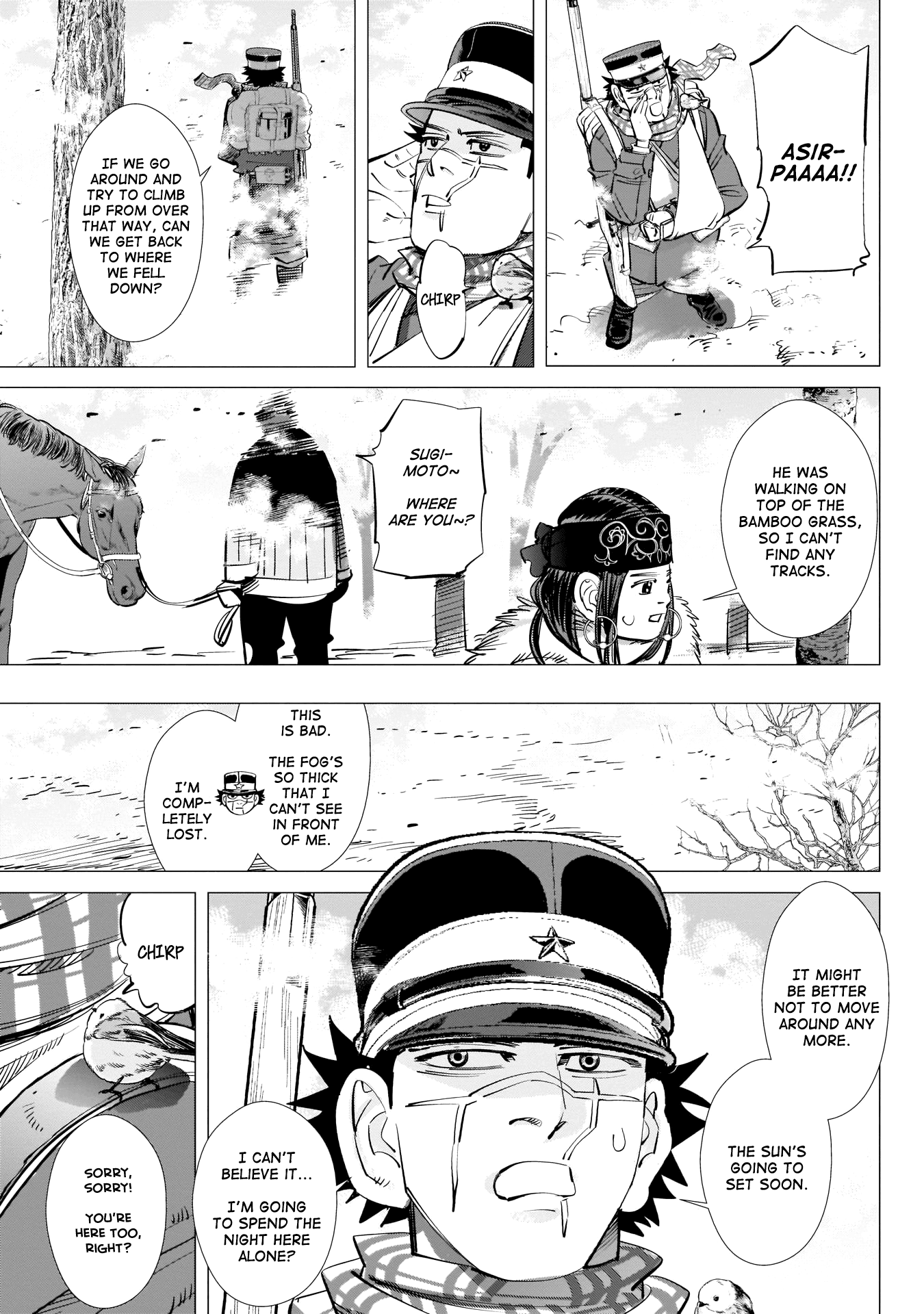 Golden Kamui Chapter 228 page 5 - Chapter 228: Shima-enaga