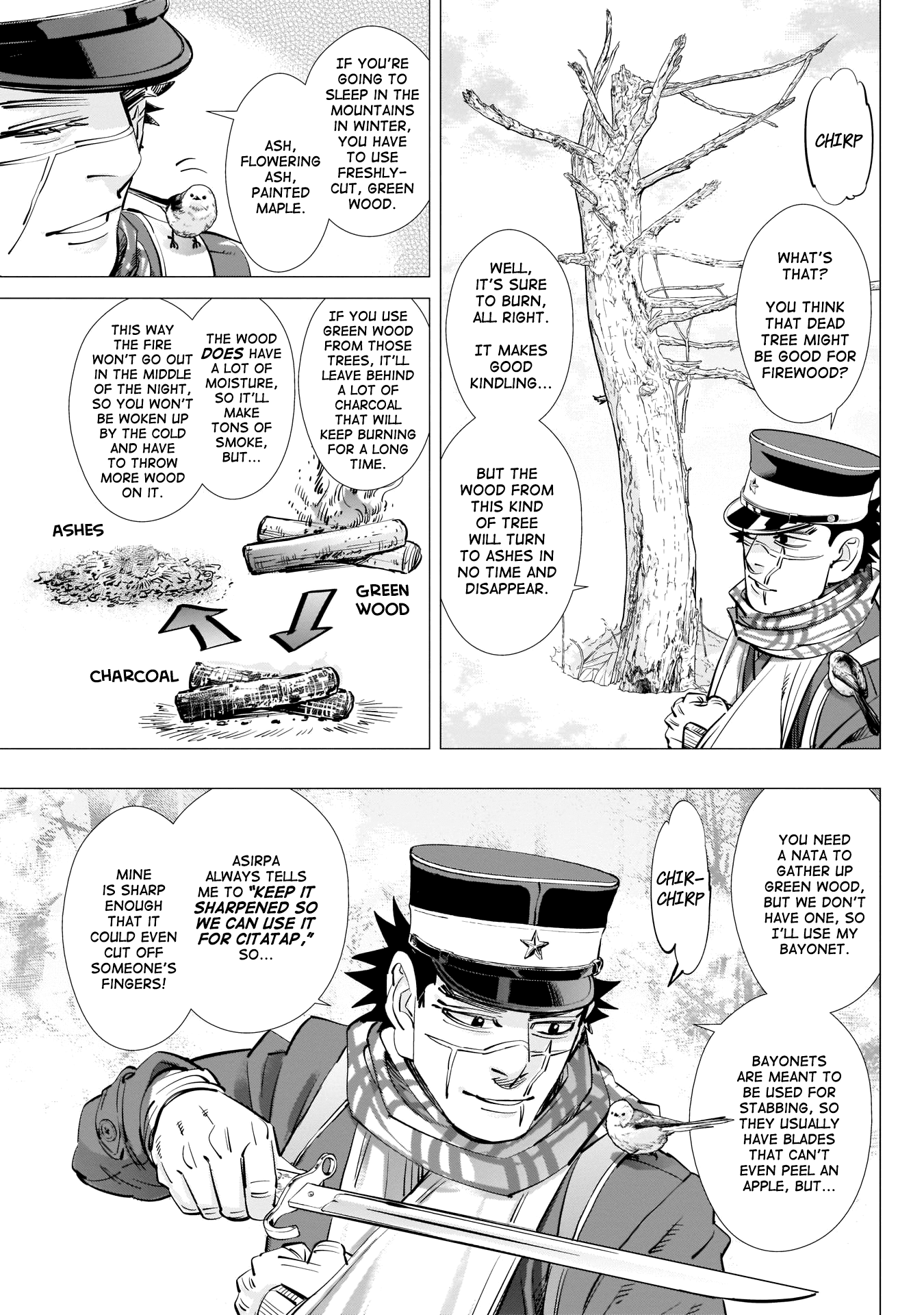Golden Kamui Chapter 228 page 7 - Chapter 228: Shima-enaga