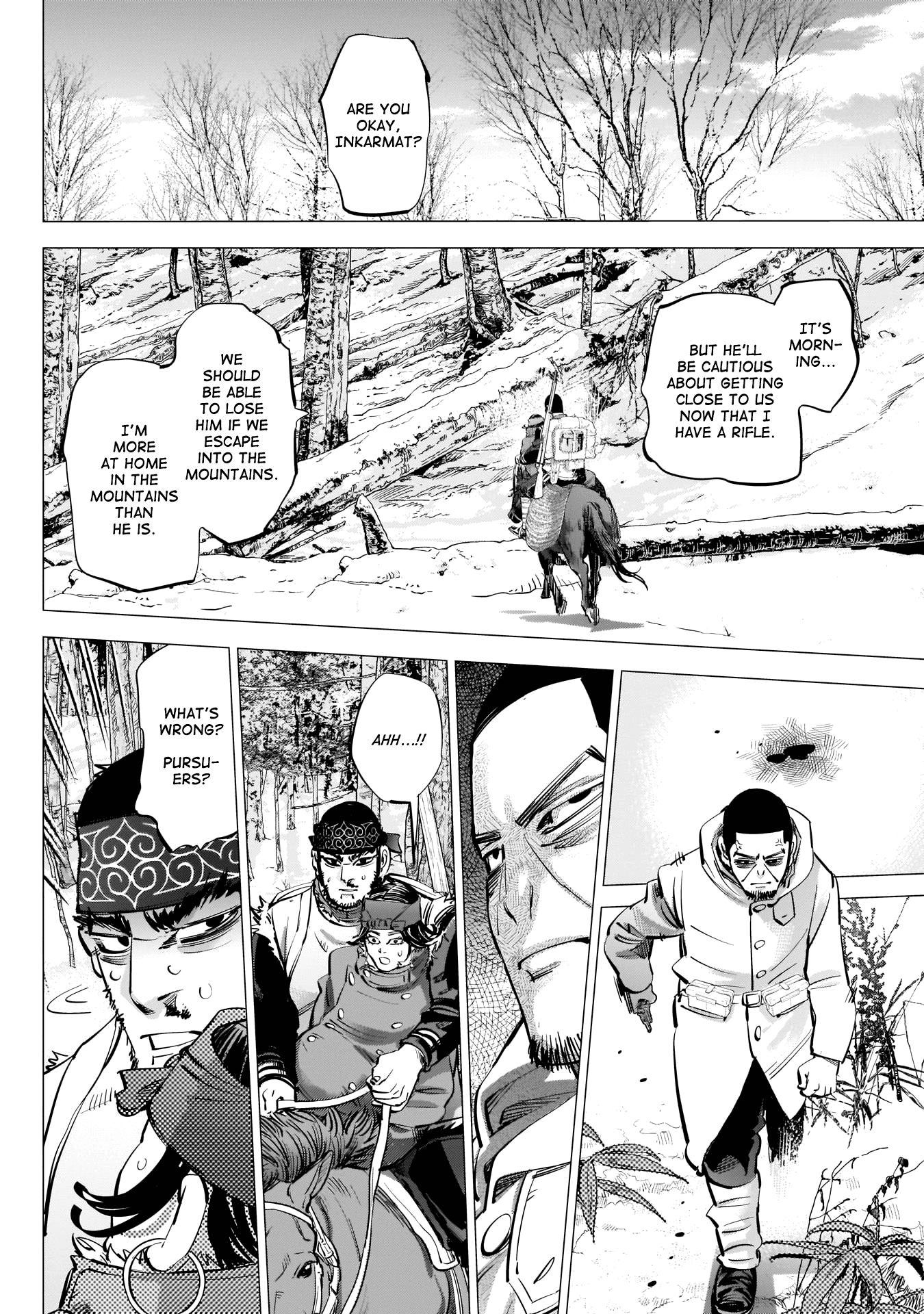 Golden Kamui Chapter 230 page 14 - Chapter 230: Ienaga Kano