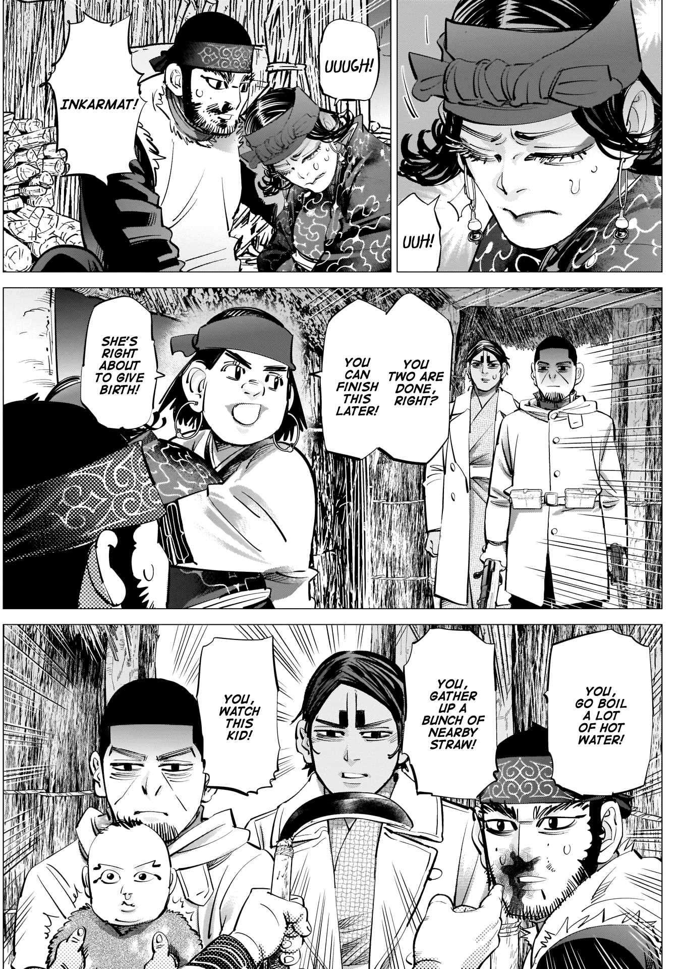 Golden Kamui Chapter 231 page 13 - Chapter 231: Birth