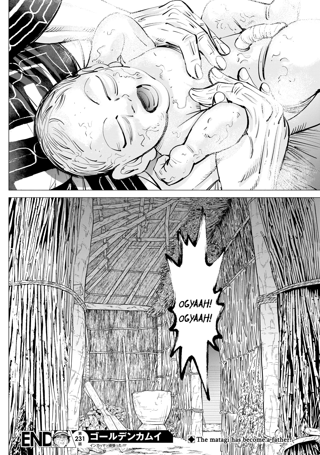 Golden Kamui Chapter 231 page 18 - Chapter 231: Birth