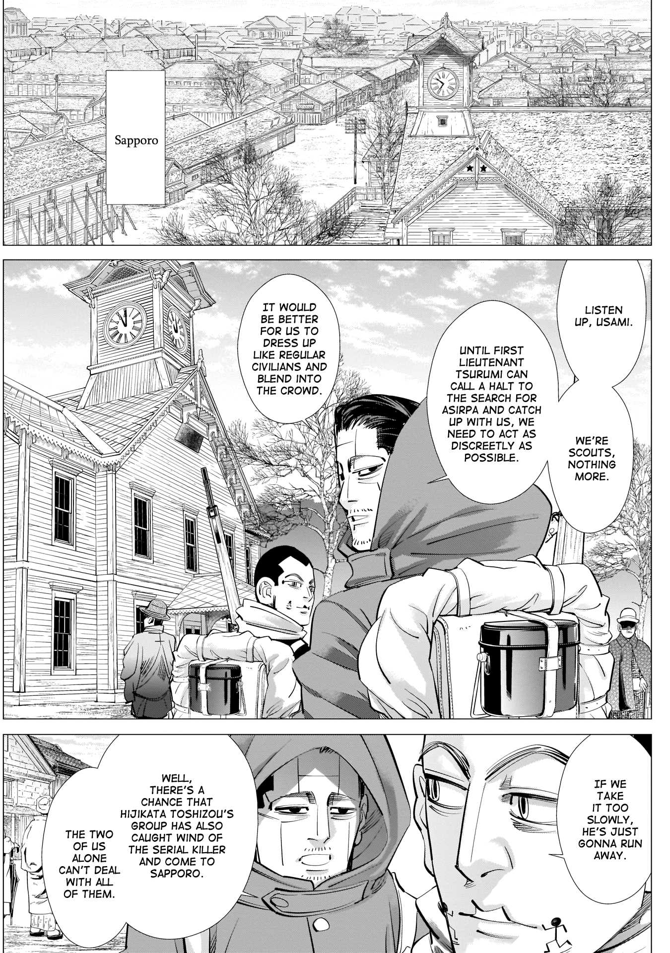 Golden Kamui Chapter 232 page 11 - Chapter 232: Family