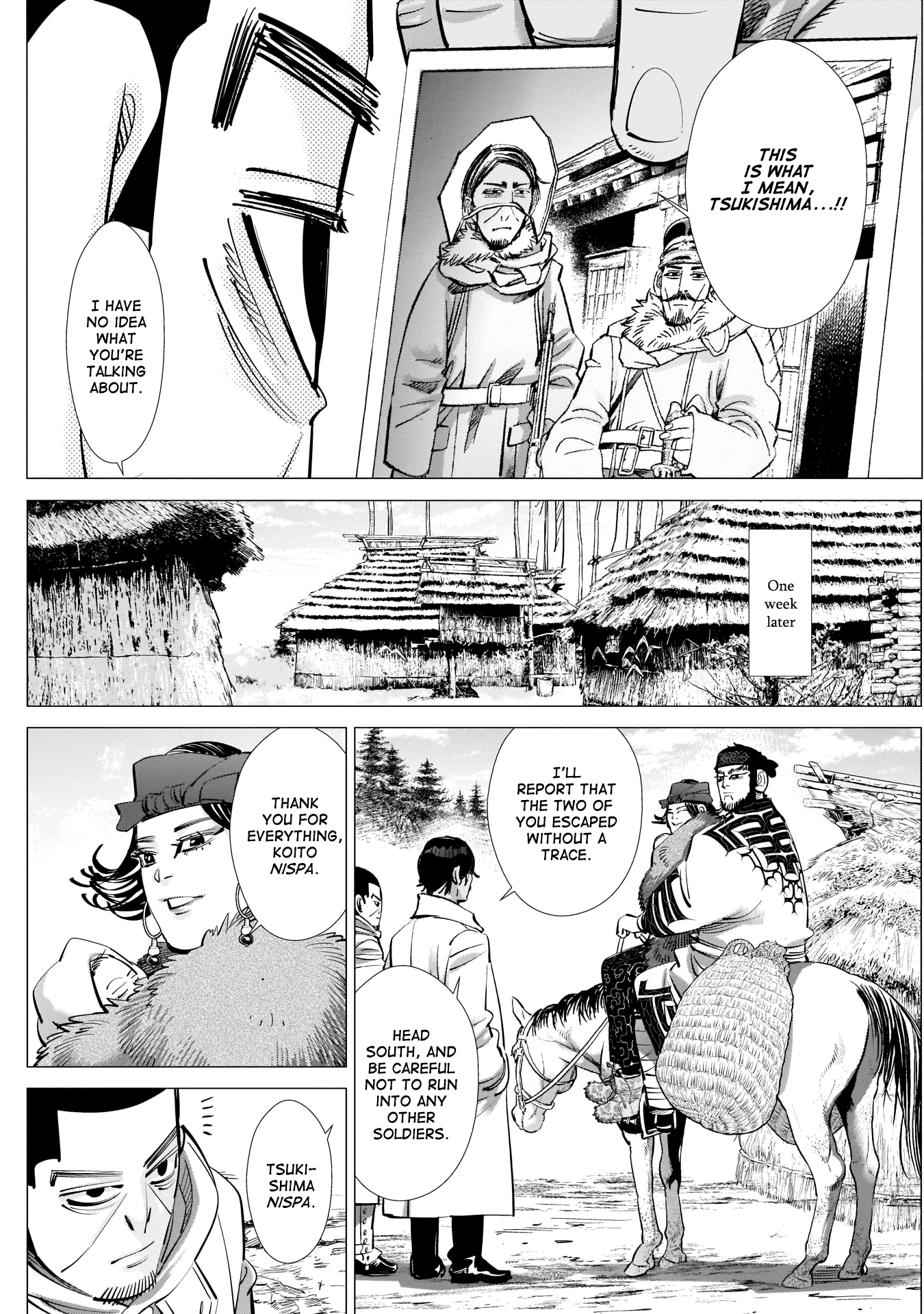 Golden Kamui Chapter 232 page 8 - Chapter 232: Family