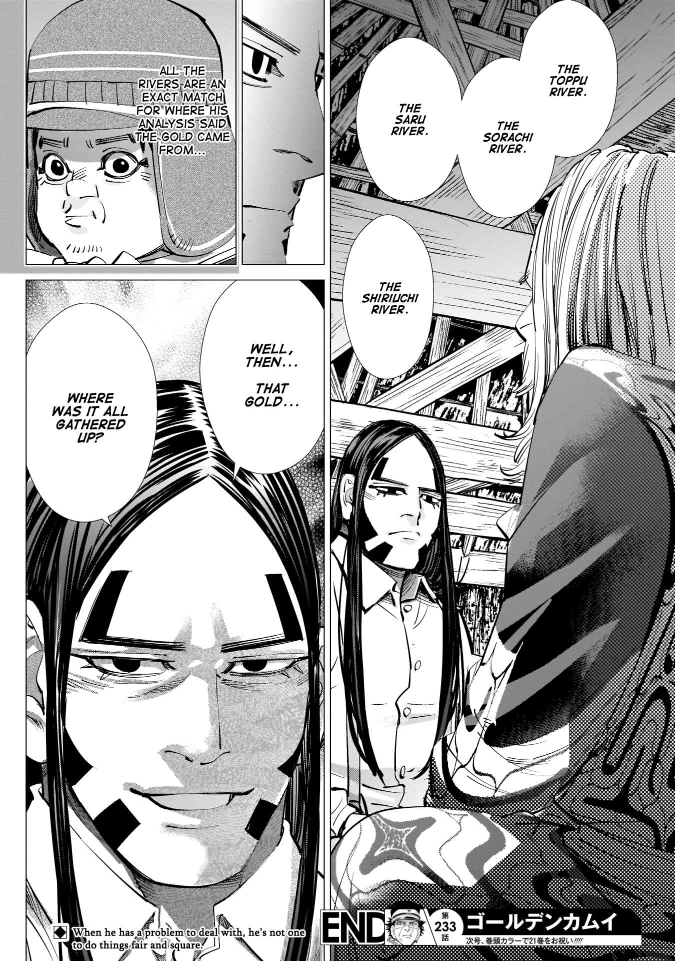 Golden Kamui Chapter 233 page 18 - Chapter 233: Candy Peddler