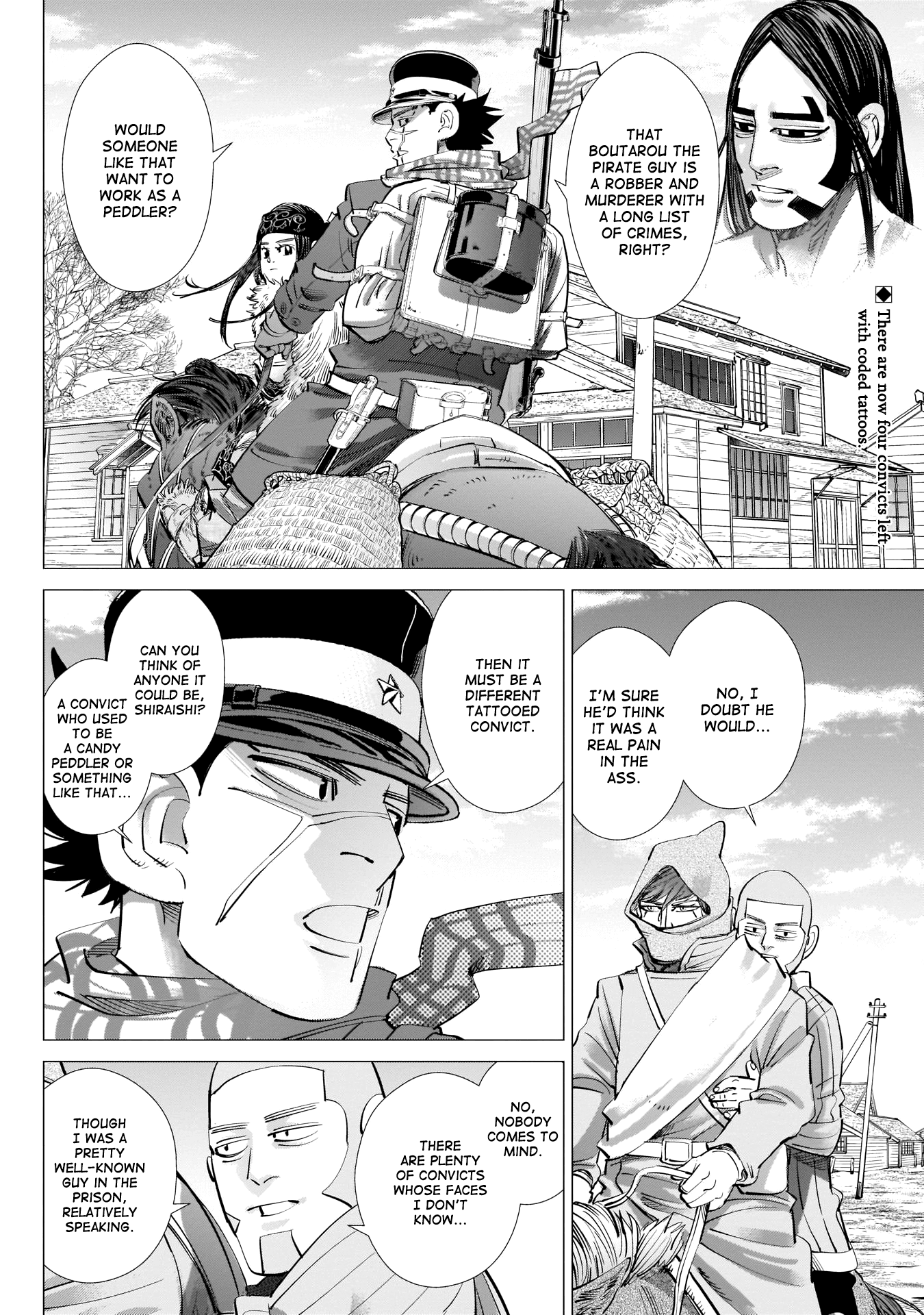 Golden Kamui Chapter 233 page 2 - Chapter 233: Candy Peddler