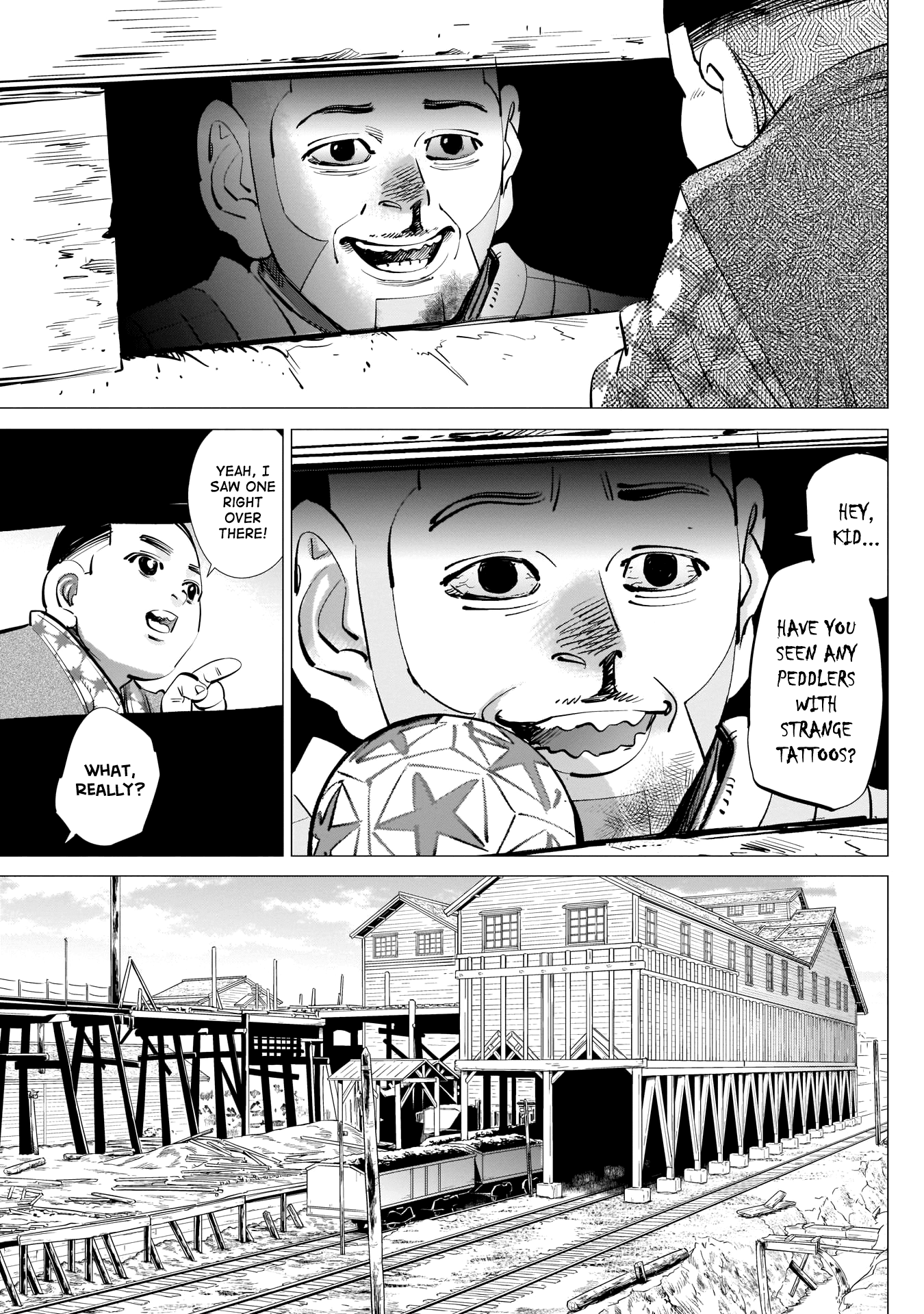 Golden Kamui Chapter 233 page 7 - Chapter 233: Candy Peddler