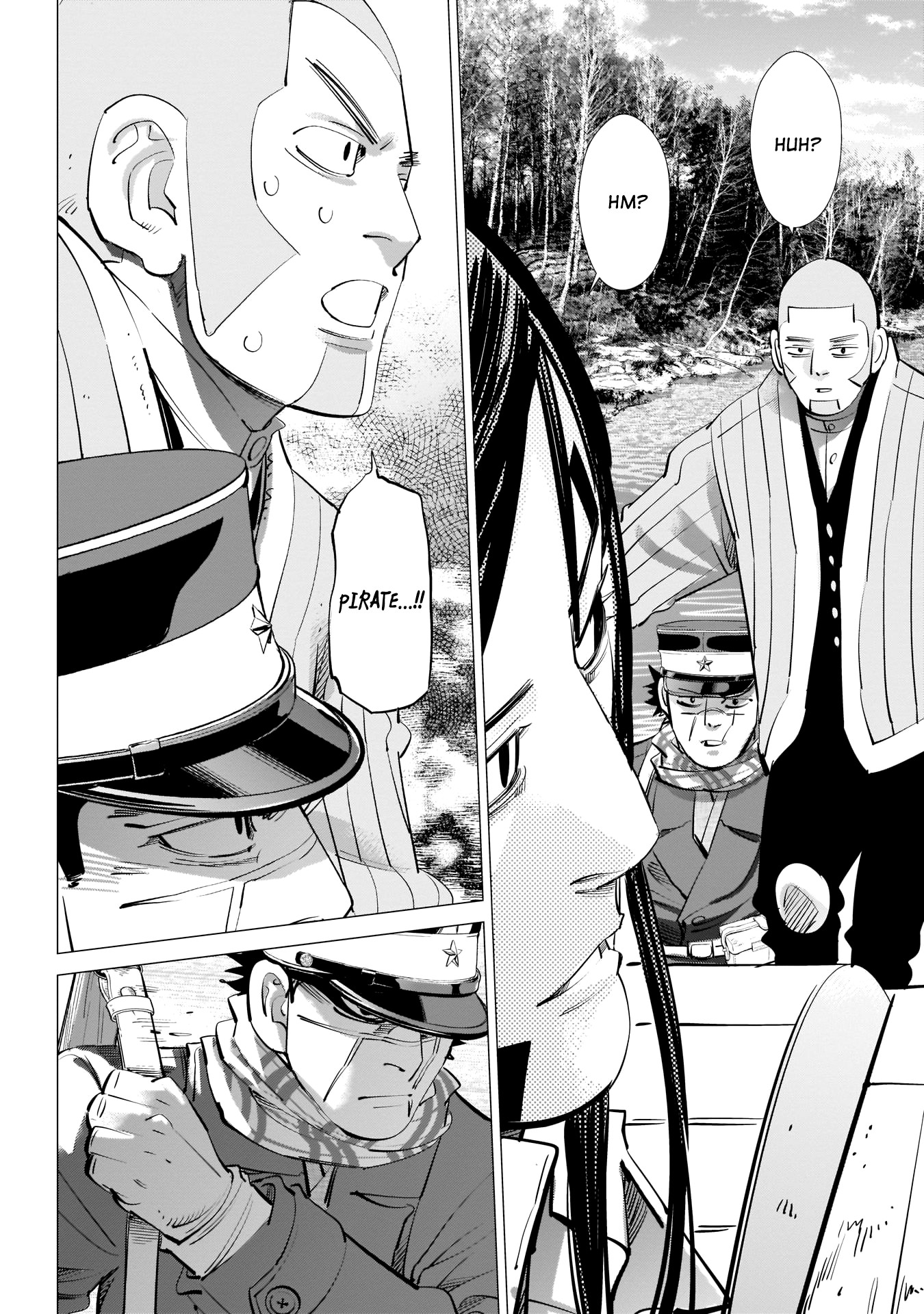 Golden Kamui Chapter 234 page 14 - Chapter 234: Steamboat