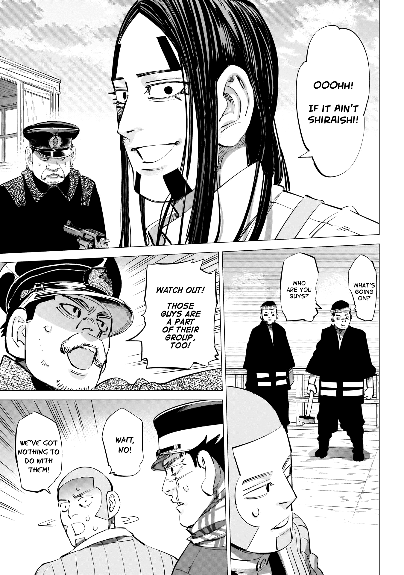 Golden Kamui Chapter 234 page 15 - Chapter 234: Steamboat