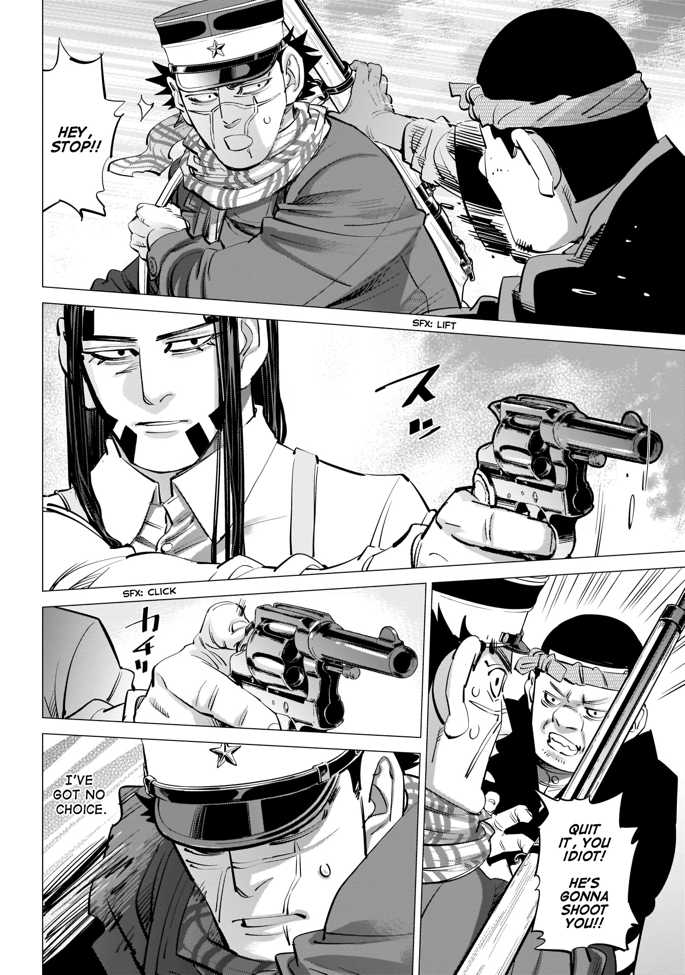 Golden Kamui Chapter 234 page 16 - Chapter 234: Steamboat