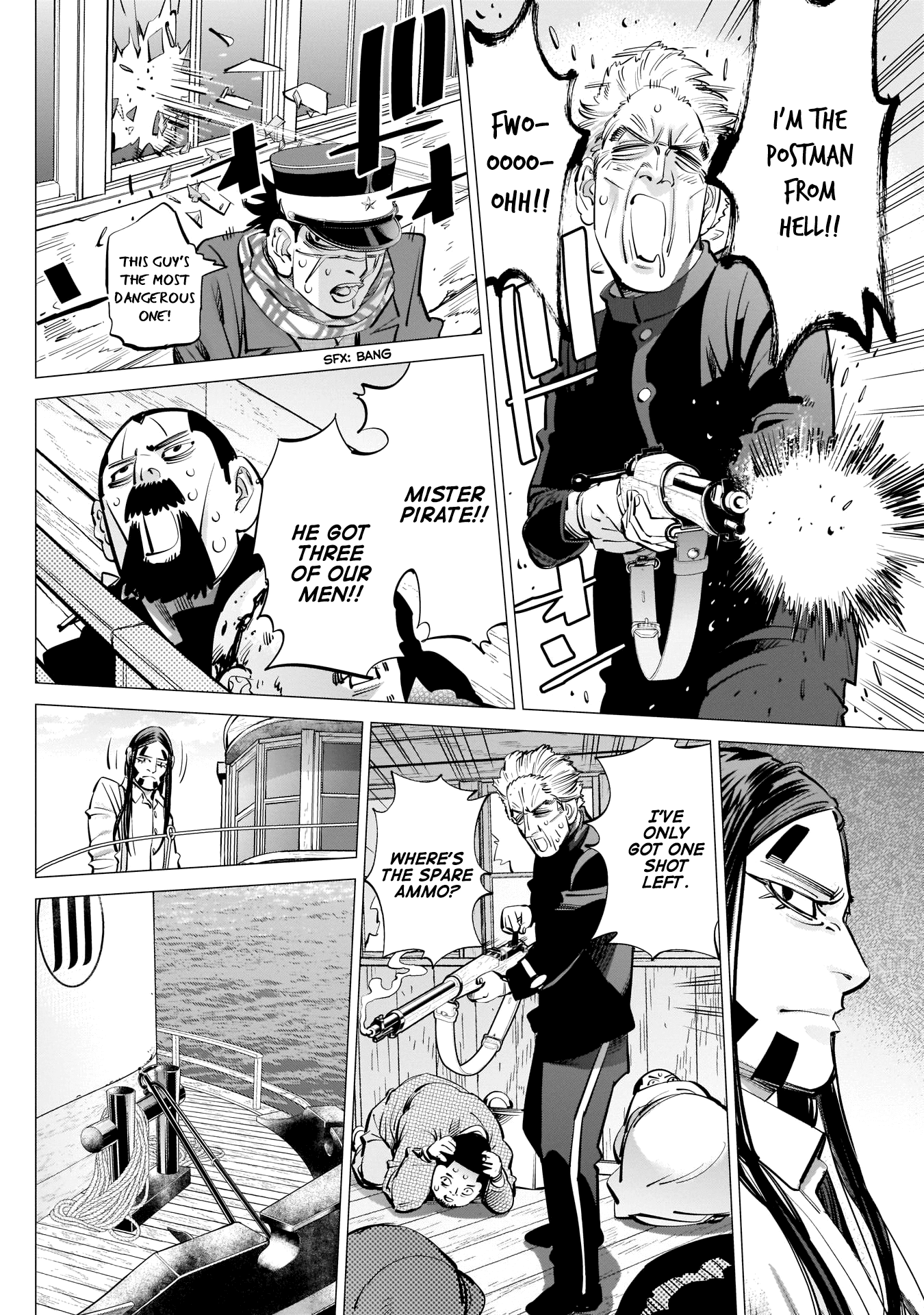 Golden Kamui Chapter 235 page 14 - Chapter 235: The Postman From Hell
