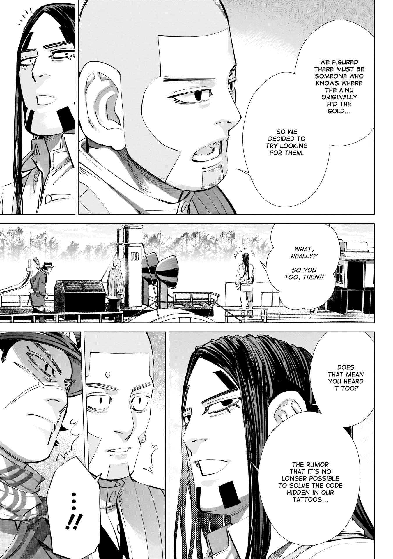 Golden Kamui Chapter 235 page 3 - Chapter 235: The Postman From Hell