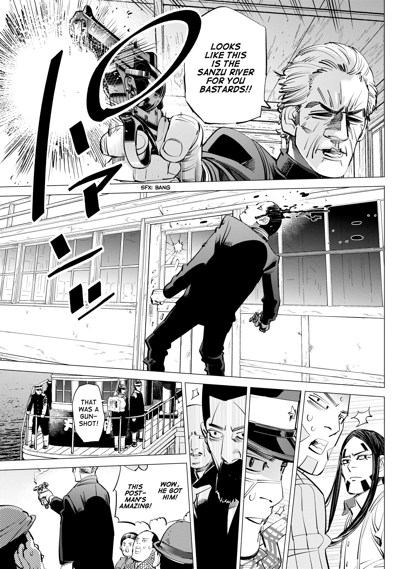 Golden Kamui Chapter 235 page 7 - Chapter 235: The Postman From Hell