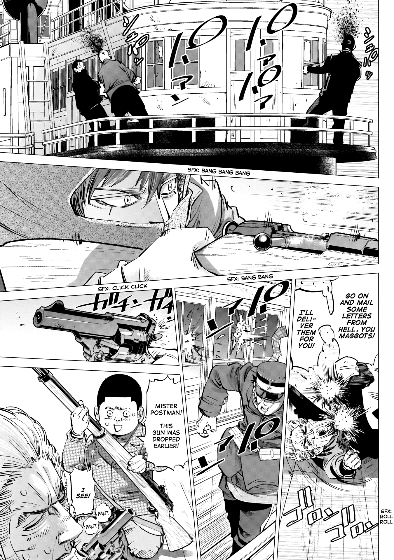 Golden Kamui Chapter 235 page 9 - Chapter 235: The Postman From Hell