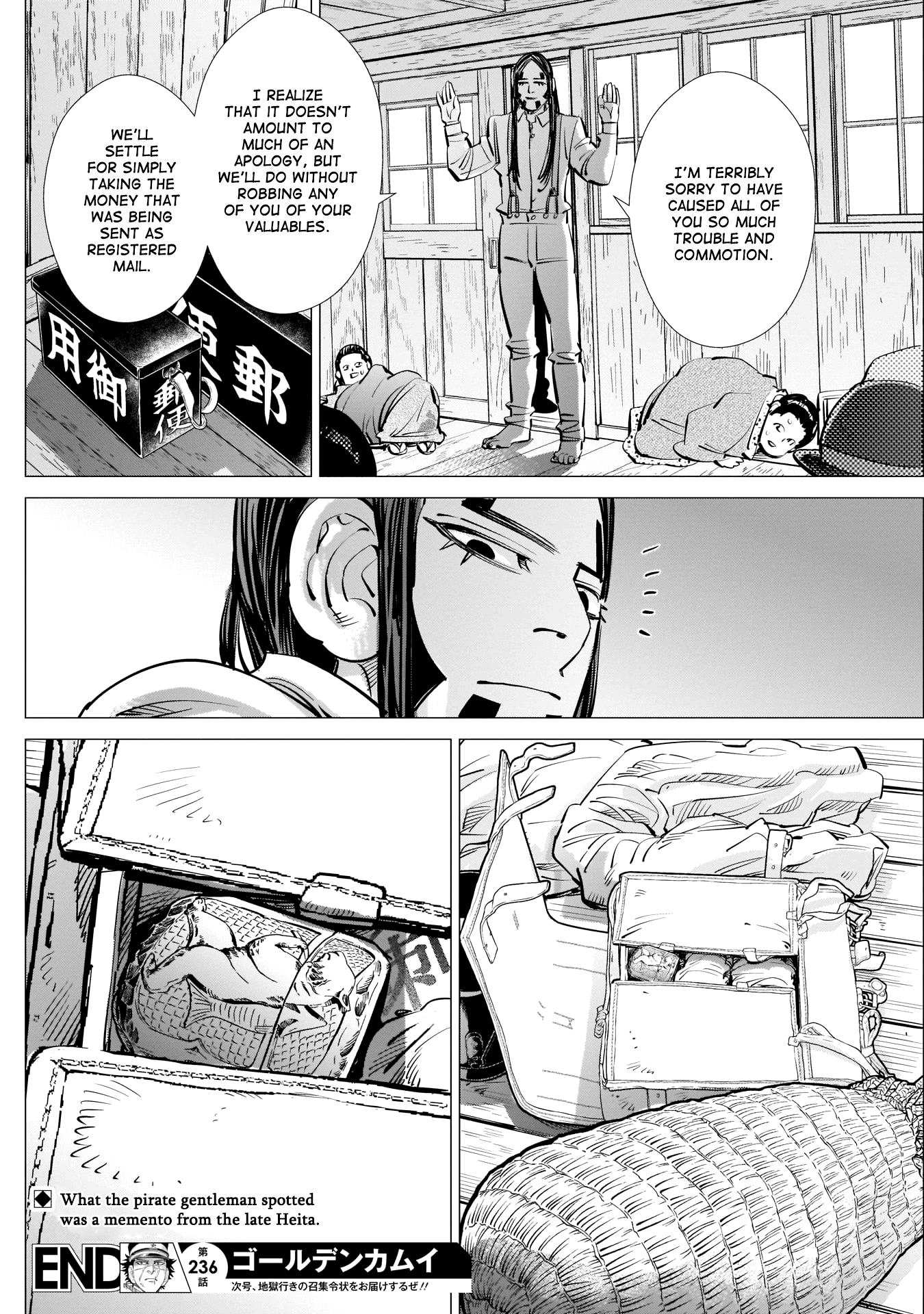 Golden Kamui Chapter 236 page 18 - Chapter 236: King