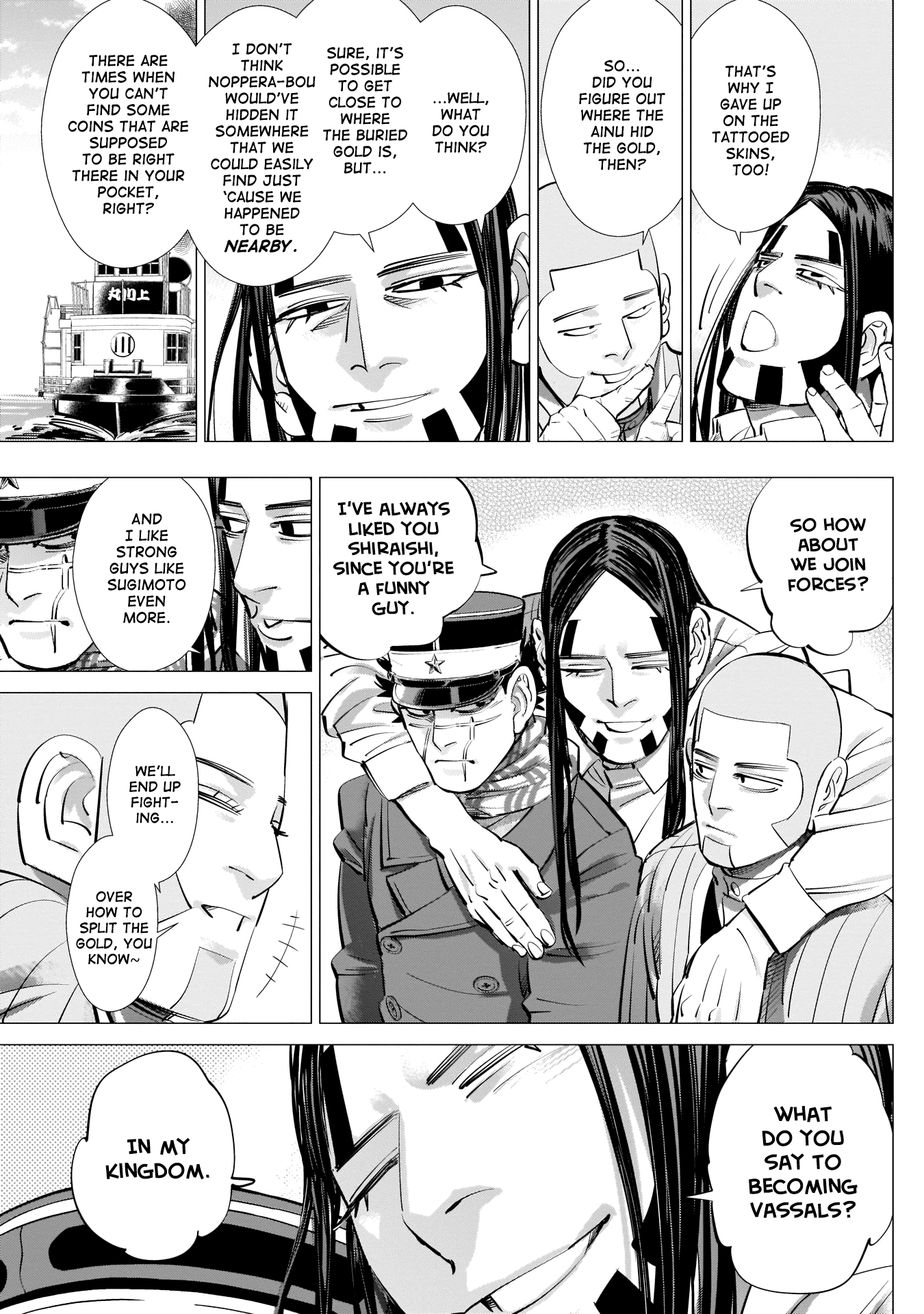 Golden Kamui Chapter 236 page 9 - Chapter 236: King