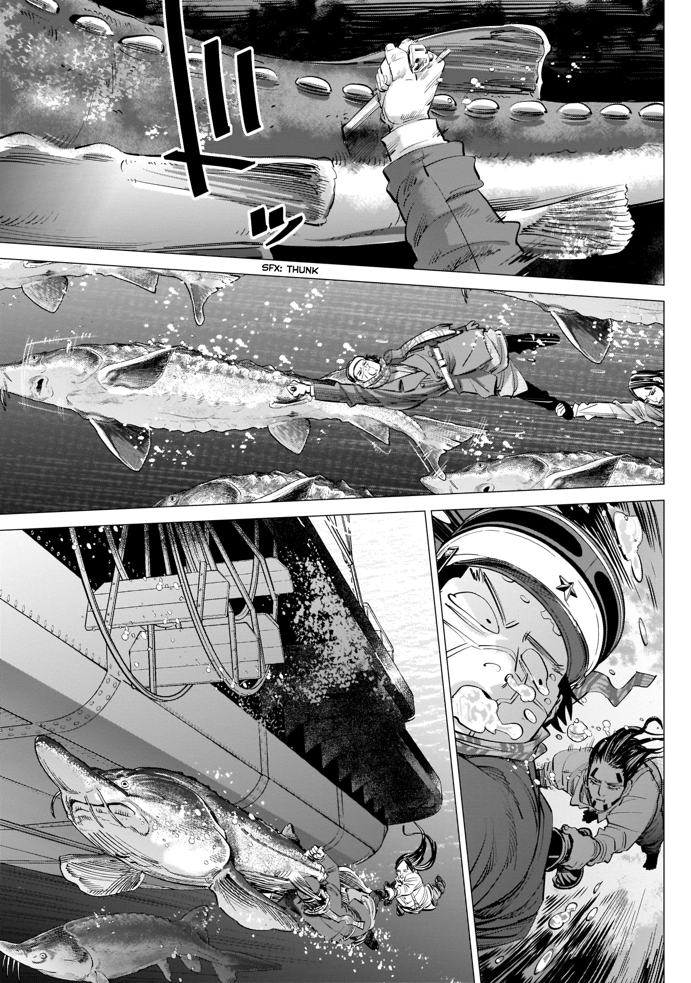 Golden Kamui Chapter 237 page 14 - Chapter 237: Underwater Breath-Holding Contest