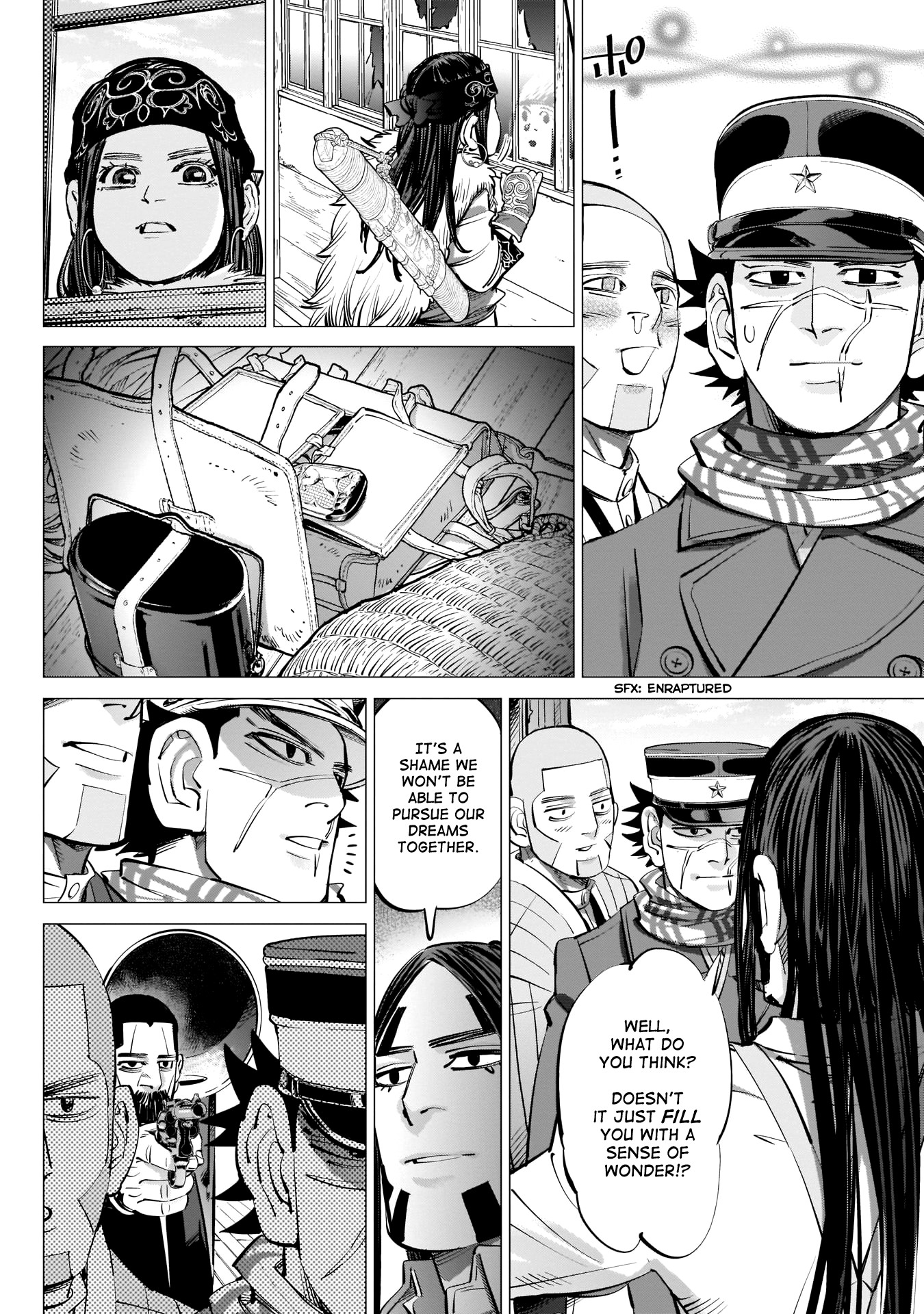 Golden Kamui Chapter 237 page 4 - Chapter 237: Underwater Breath-Holding Contest