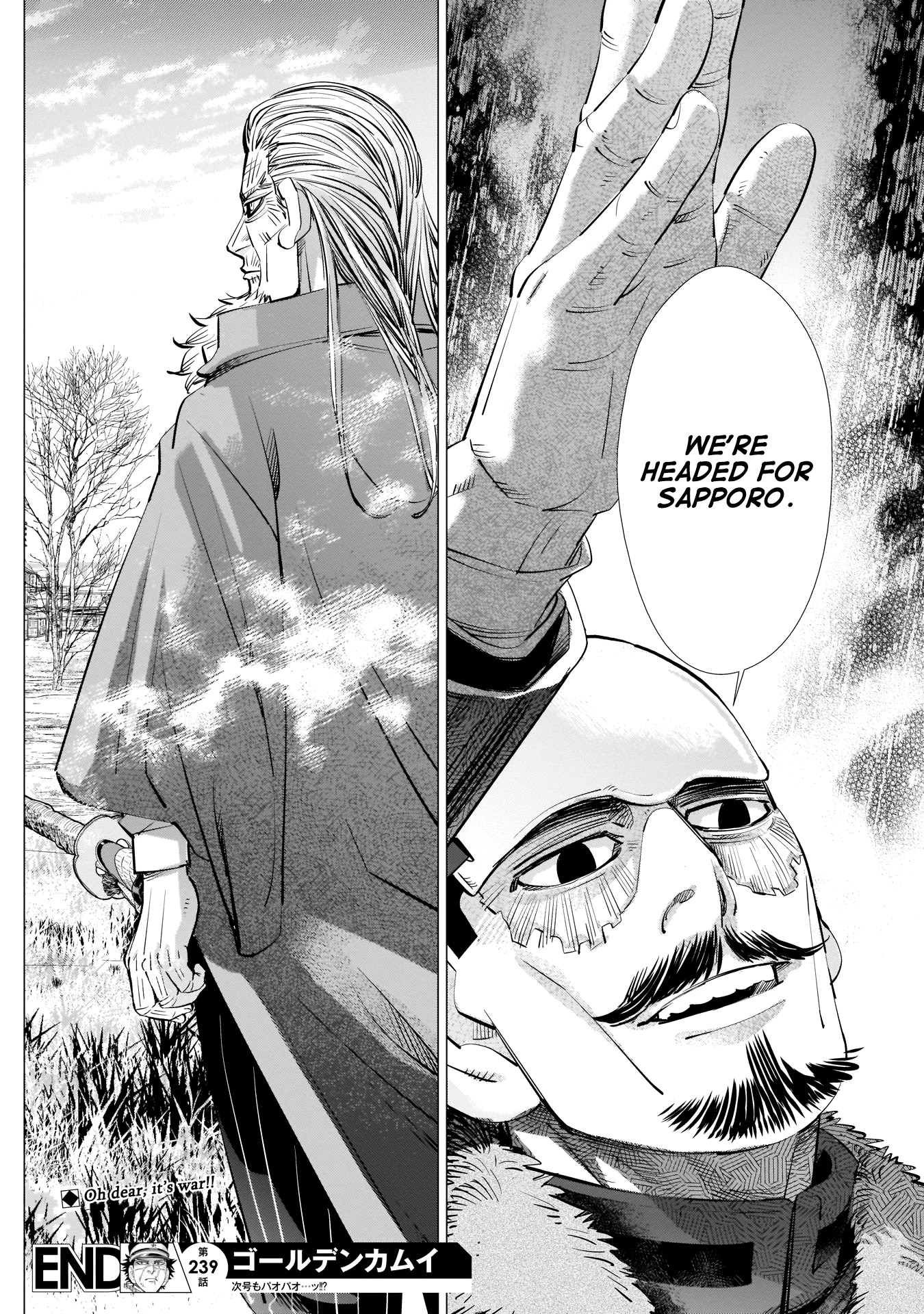 Golden Kamui Chapter 239 page 18 - Chapter 239: Discharge